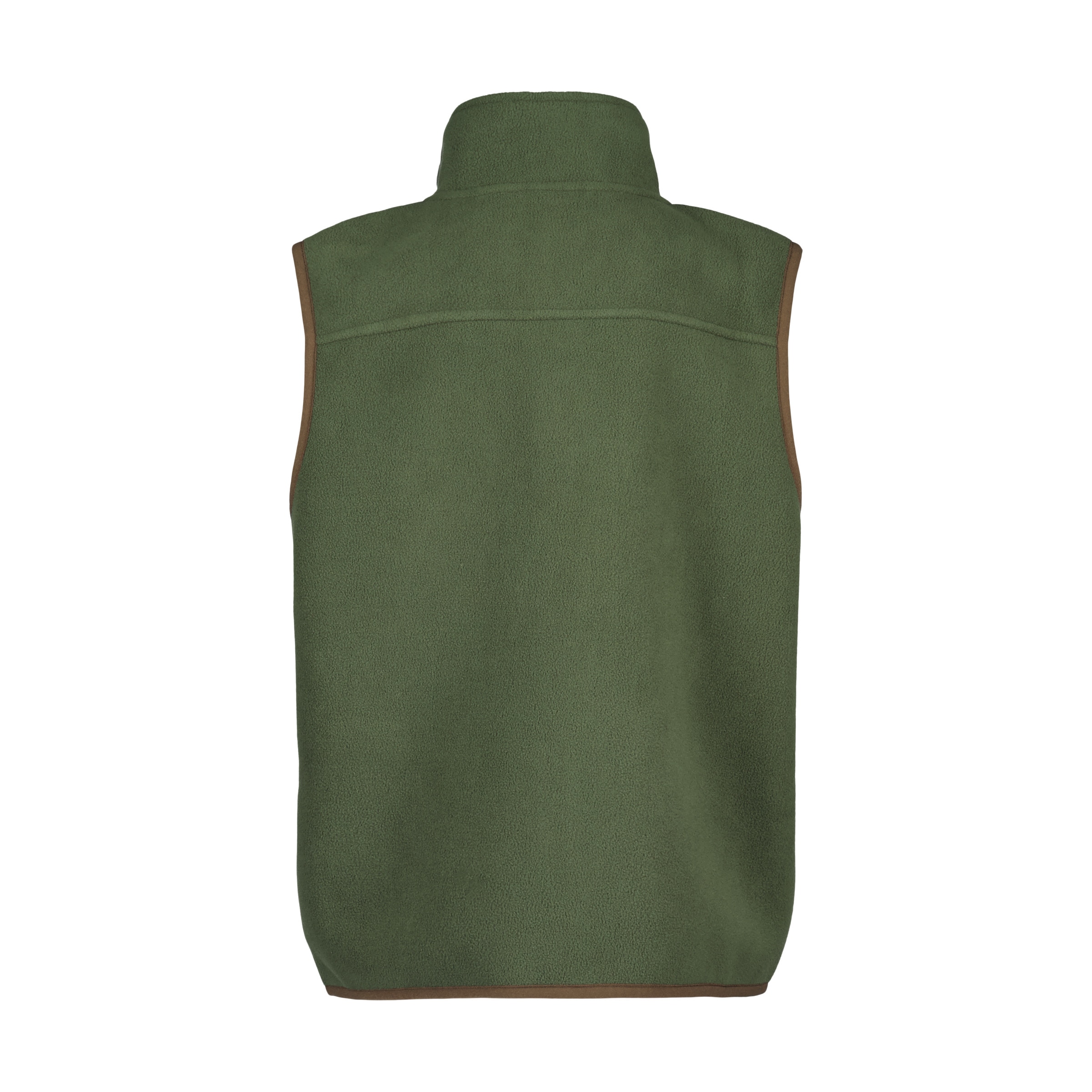 Colete Básico de Menino com Forro Polar Verde-6