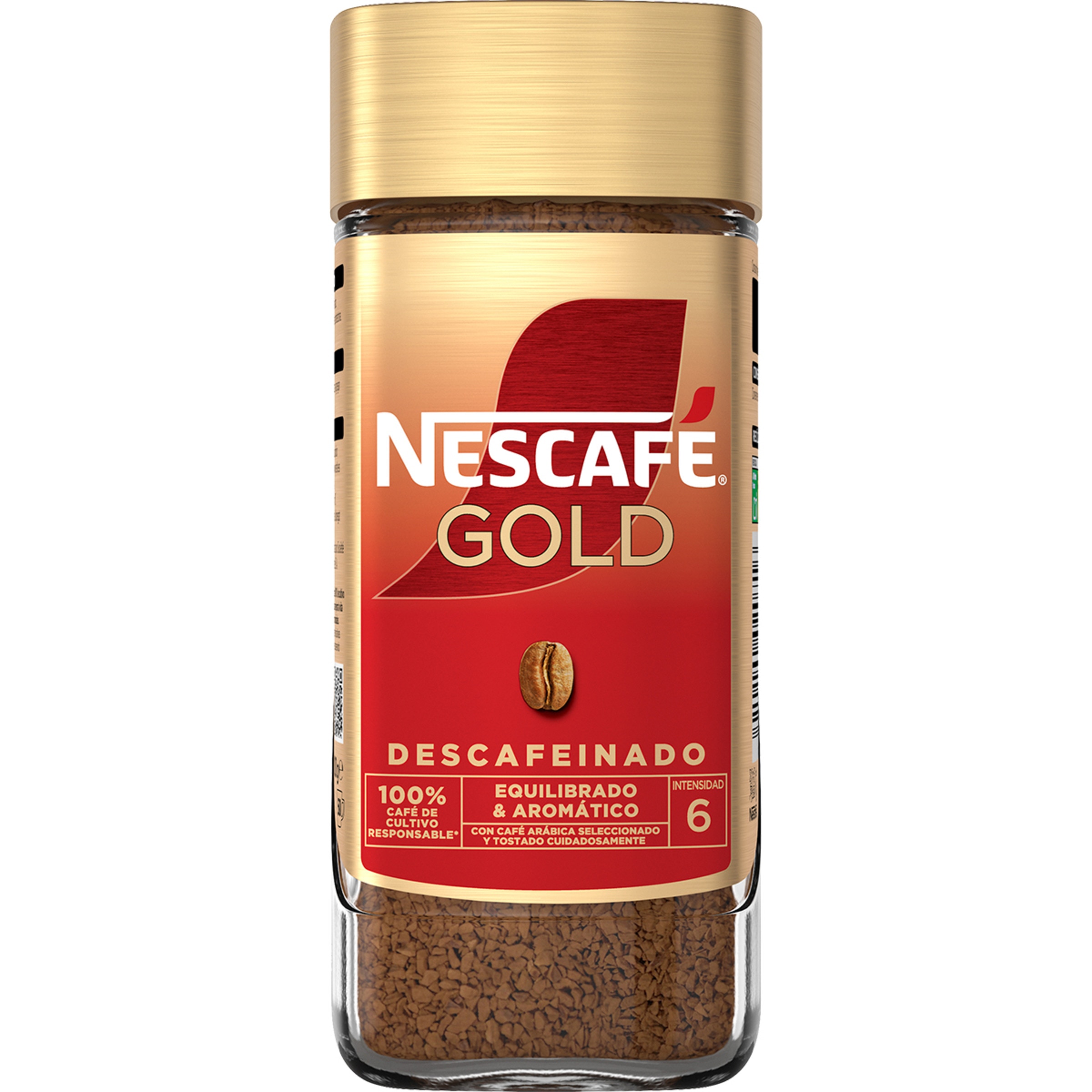 café soluble descafeinado intensidad 6 frasco 100 g