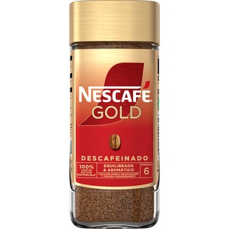 café soluble descafeinado intensidad 6 frasco 100 g - Nescafe Gold