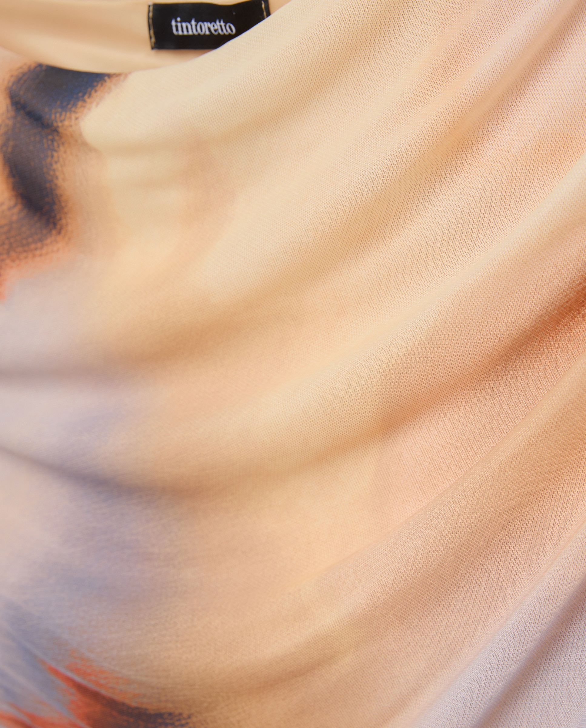 T-shirt sem Mangas com Efeito Desbotado 150 Baunilha-2