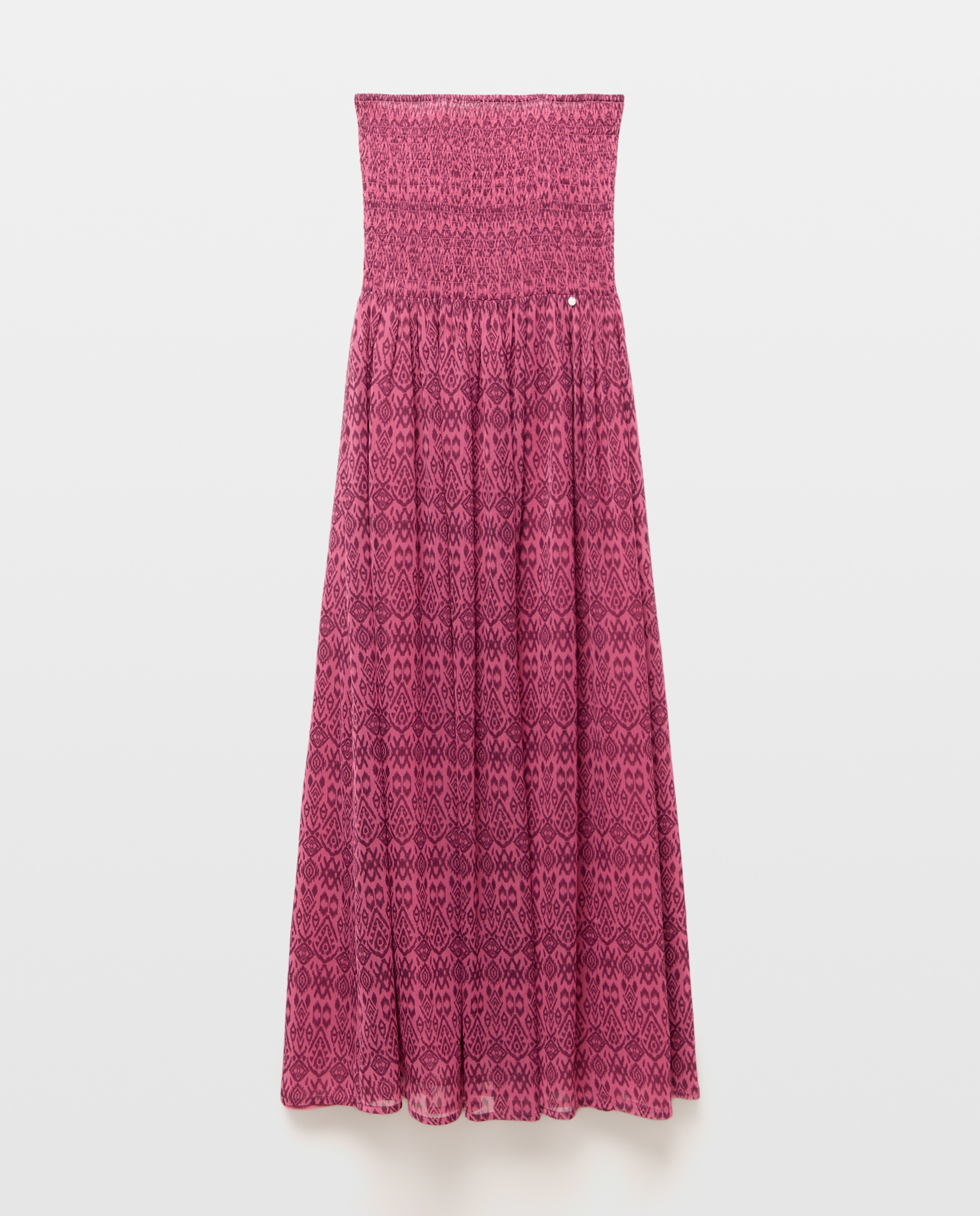 Vestido Cutout com Decote Caicai 230 Rosa Escuro-4