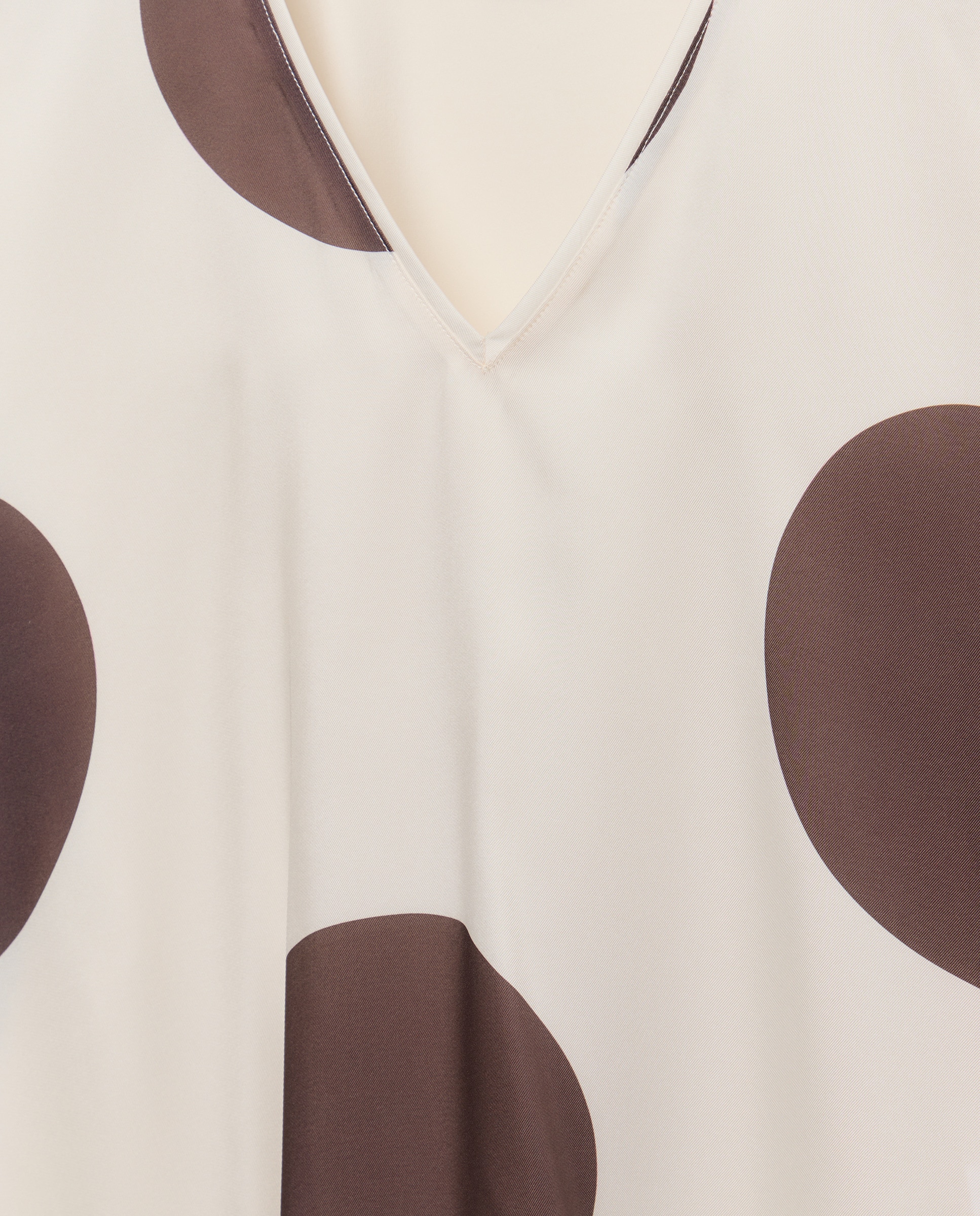 T-shirt de Manga Curta Bimaterial Estampada Branco-6
