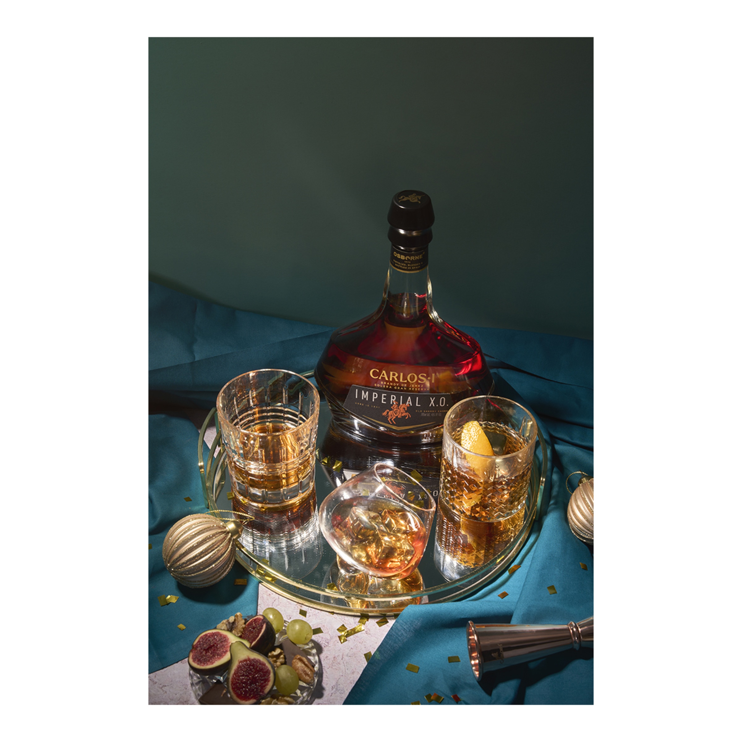 Estuche brandy Carlos I Imperial Solera Gran Reserva X.O. 6