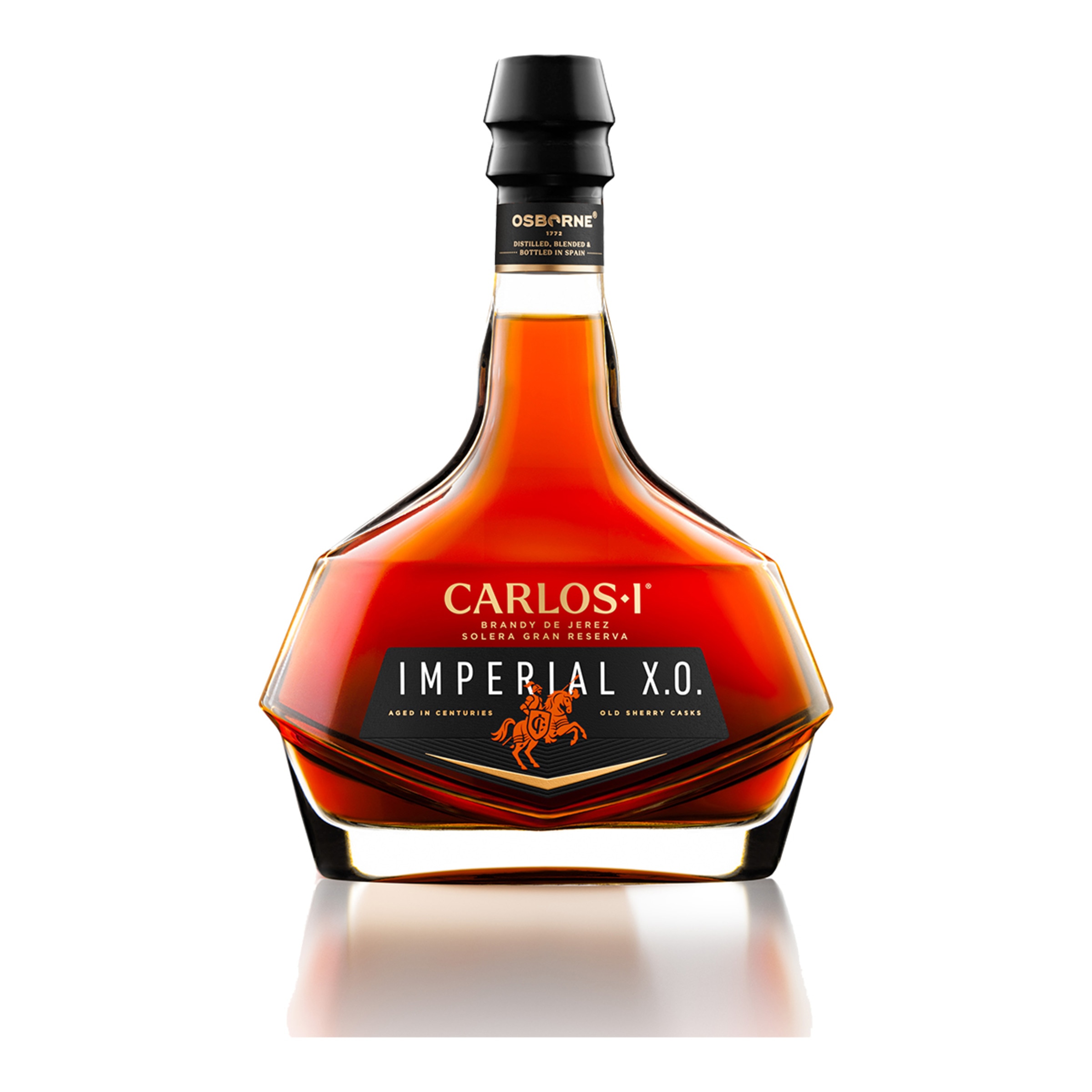 Estuche brandy Carlos I Imperial Solera Gran Reserva X.O. 2