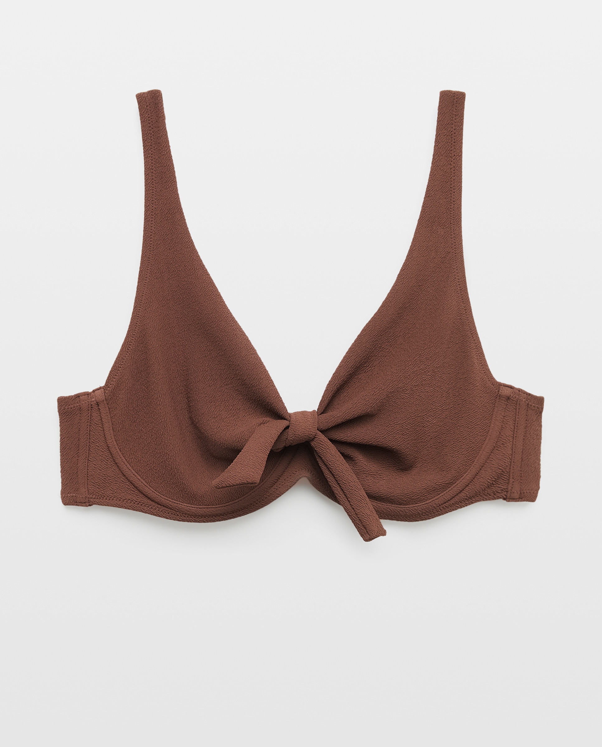 Tops de Biquíni com Aro e Copa D Castanho-4