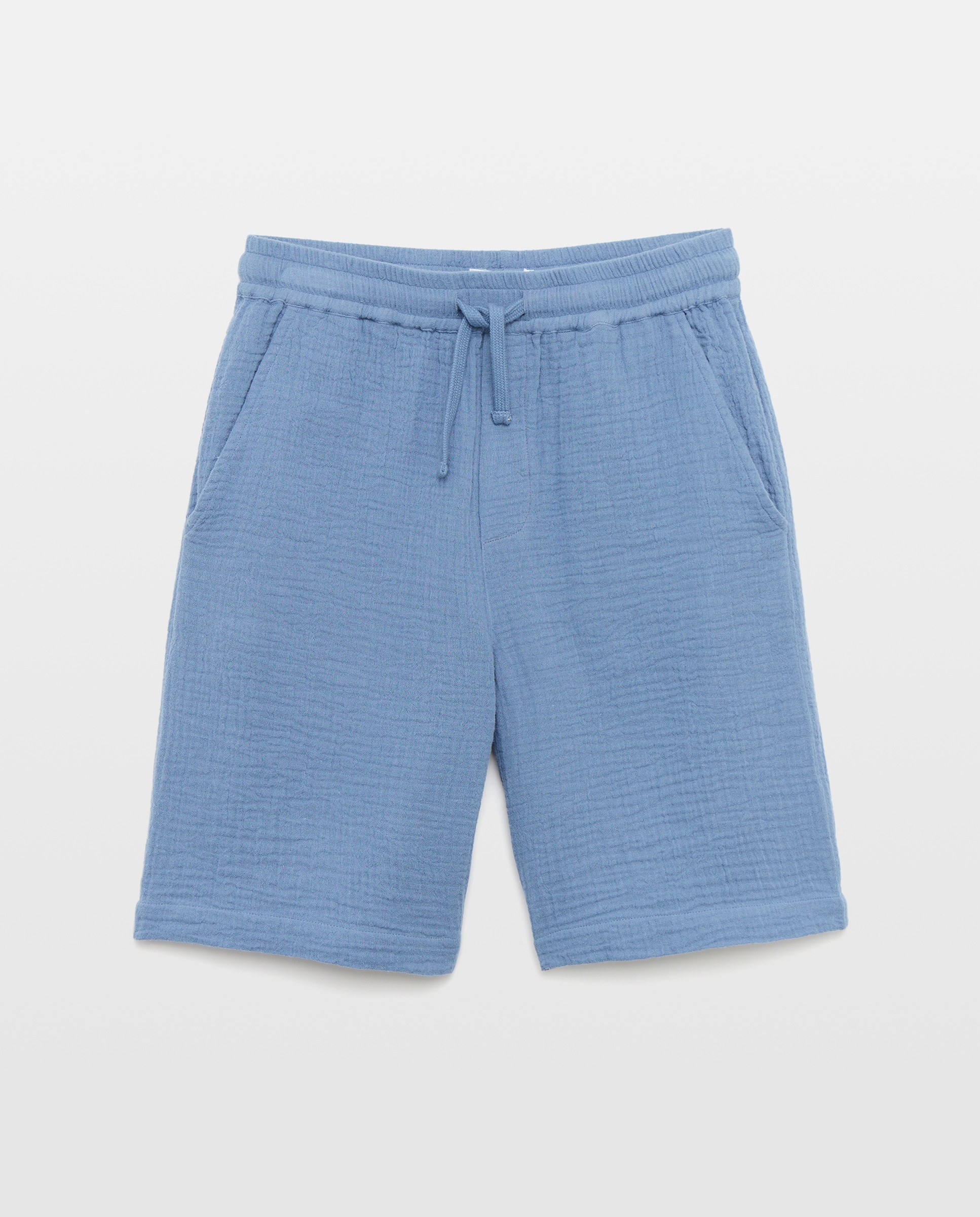 Bermudas Lisas de Chiffon Duplo Kids El Corte Inglés 400 Azul-4