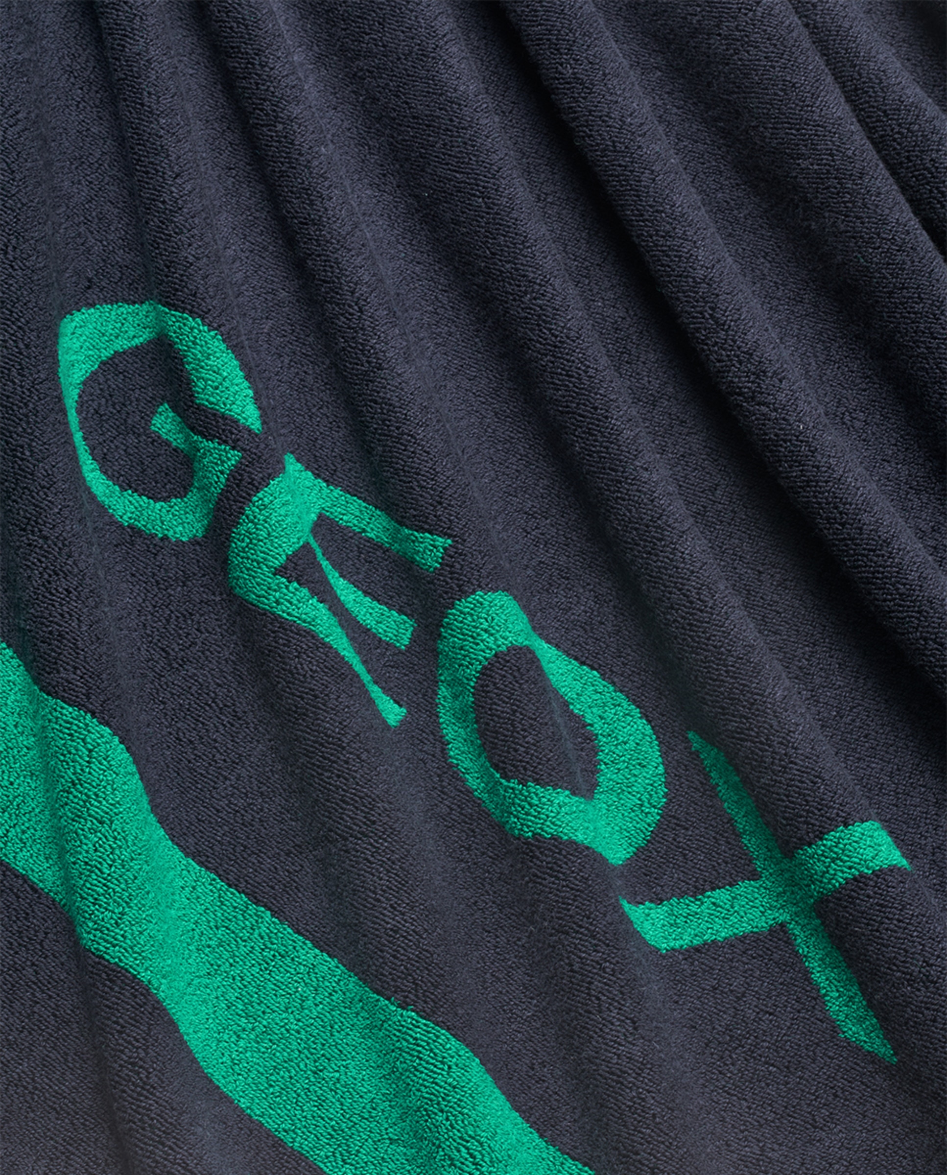 Toalha de Mar em Algodão Azul-3