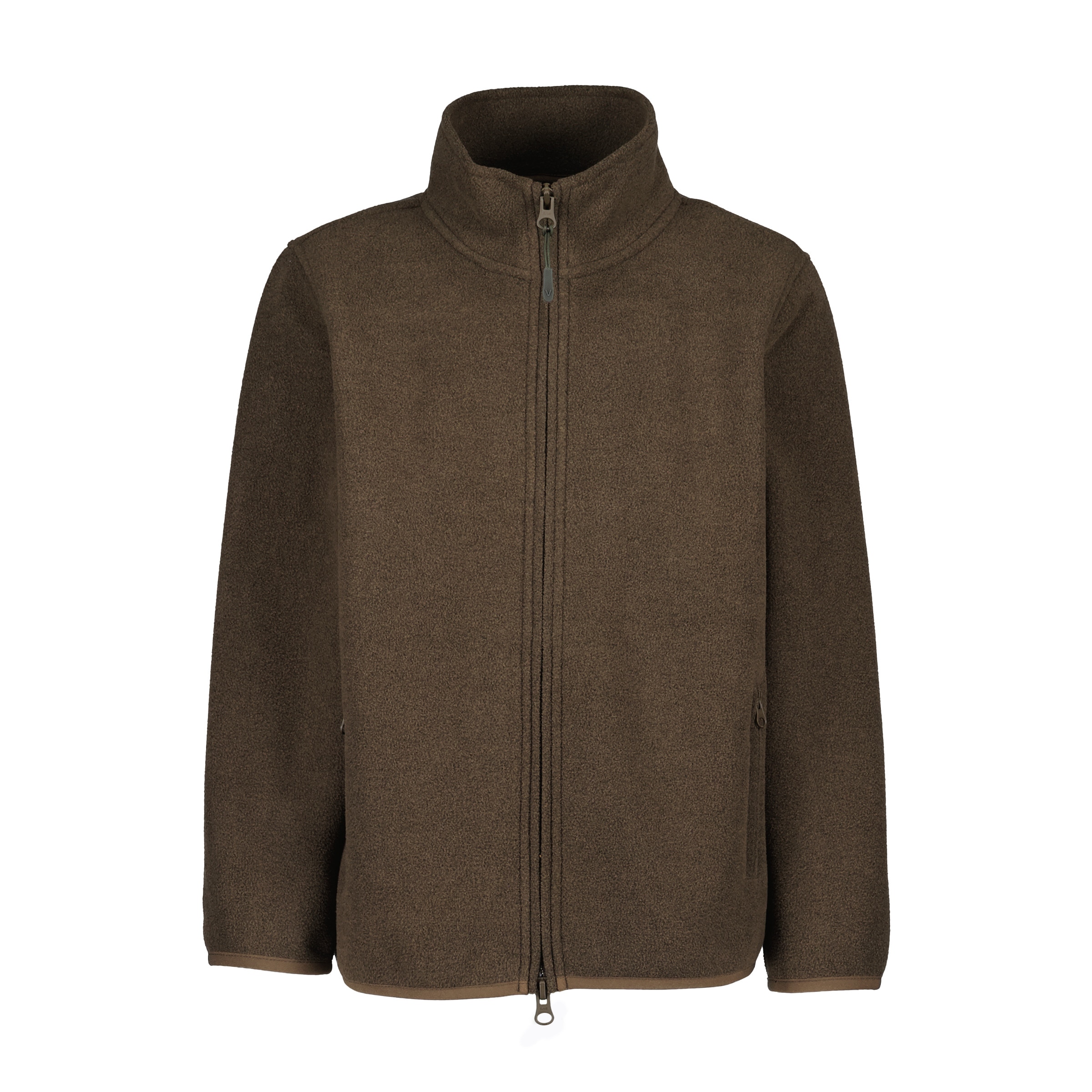 Blusão Básico de Menino com Forro Polar Castanho-5