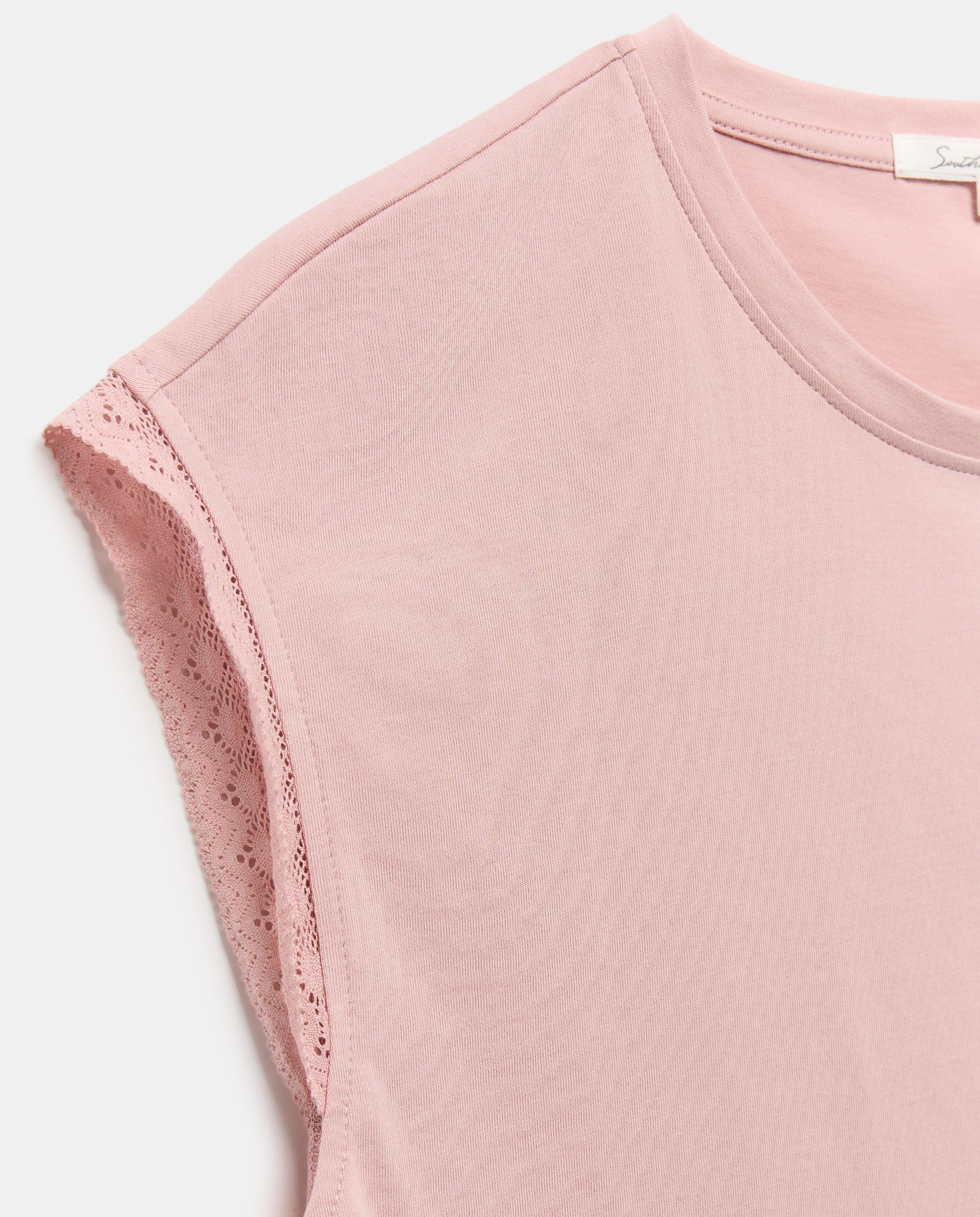 T-shirt Lisa sem Mangas 200 Rosa-5