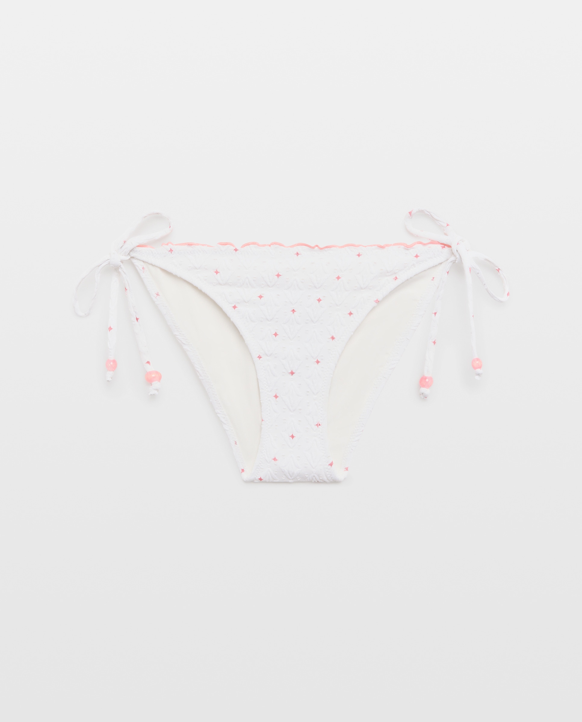 Tanga com Textura e Bolinhas Branco-4