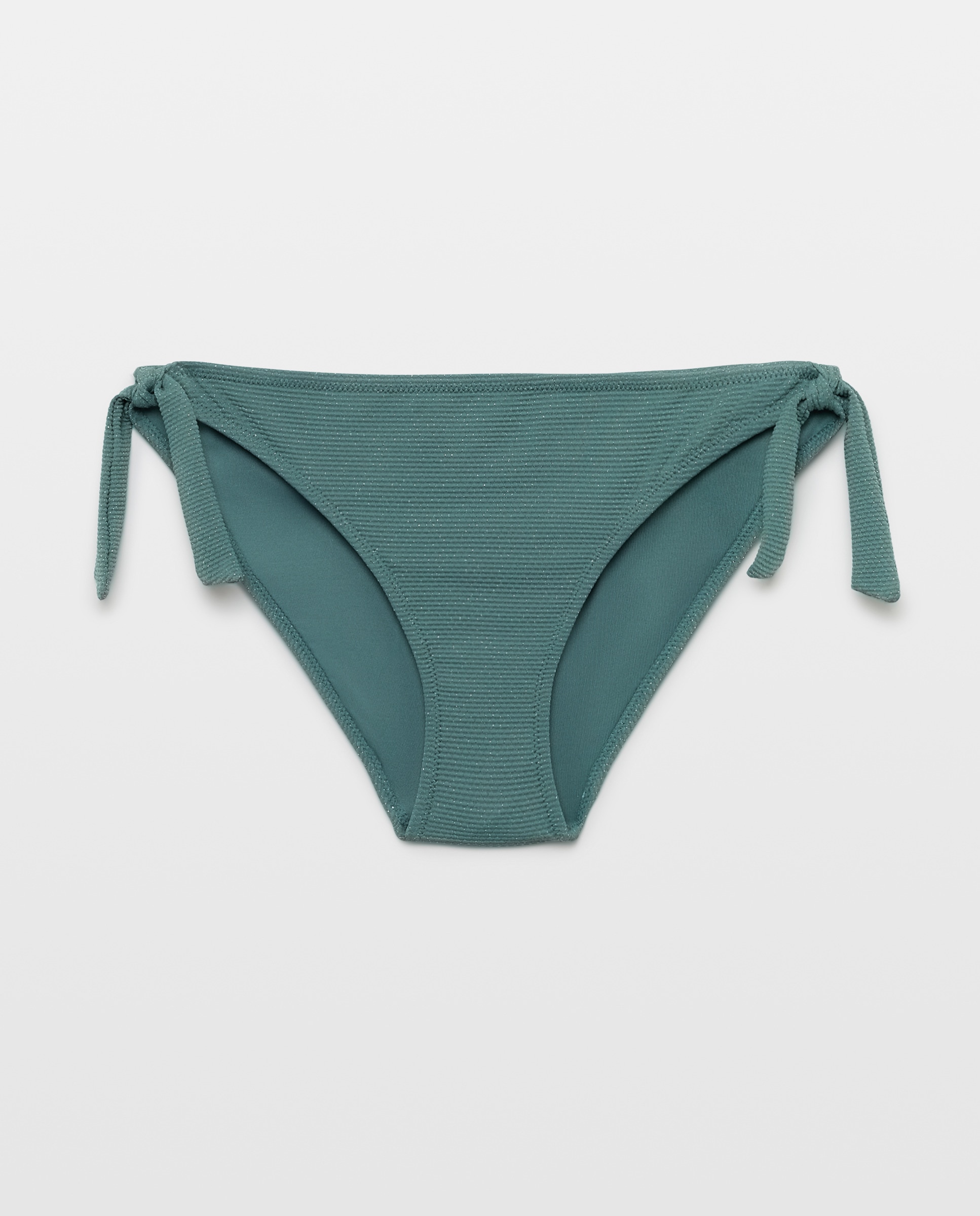 Tanga com Textura e Fio Metalizado 520 Caqui-4