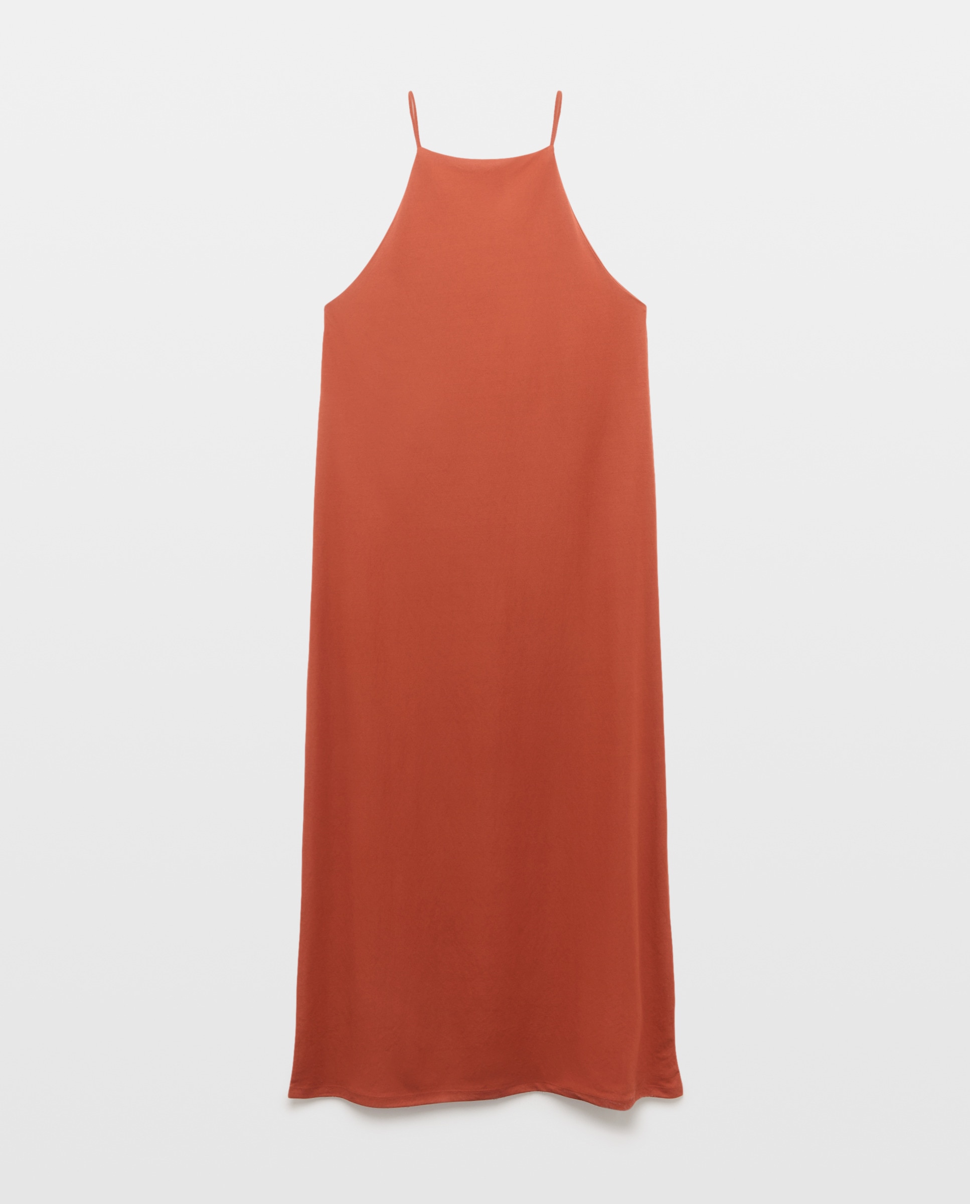 Vestido de mujer cuello halter tirante fino Toffee-4