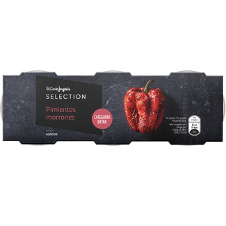 pimientos morrones asados categoría extra pack 3 lata 60 g neto escurrido - El Corte Ingles Selection