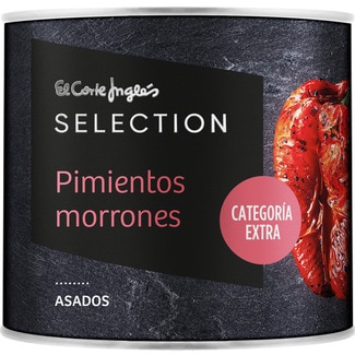 pimientos morrones asados categoría extra lata 125 g neto escurrido - El Corte Ingles Selection