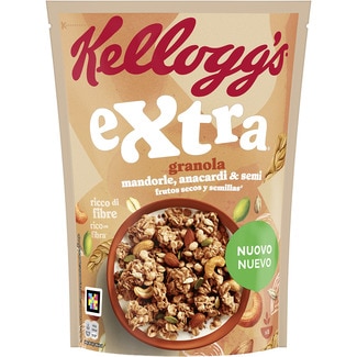 granolas con frutos secos y semillas paquete 375 g - Kellogg's Extra