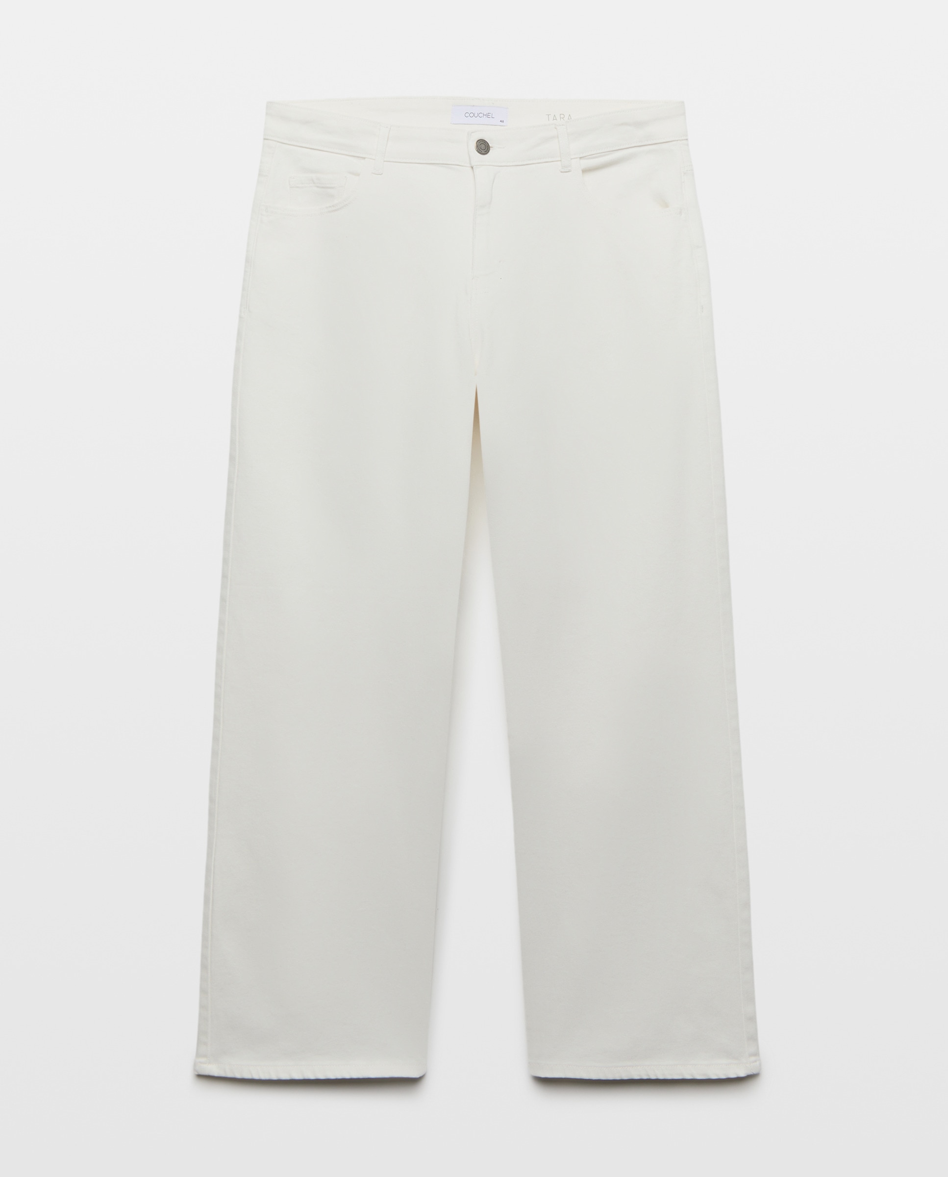 Calças Wide Leg 120 Cru-5