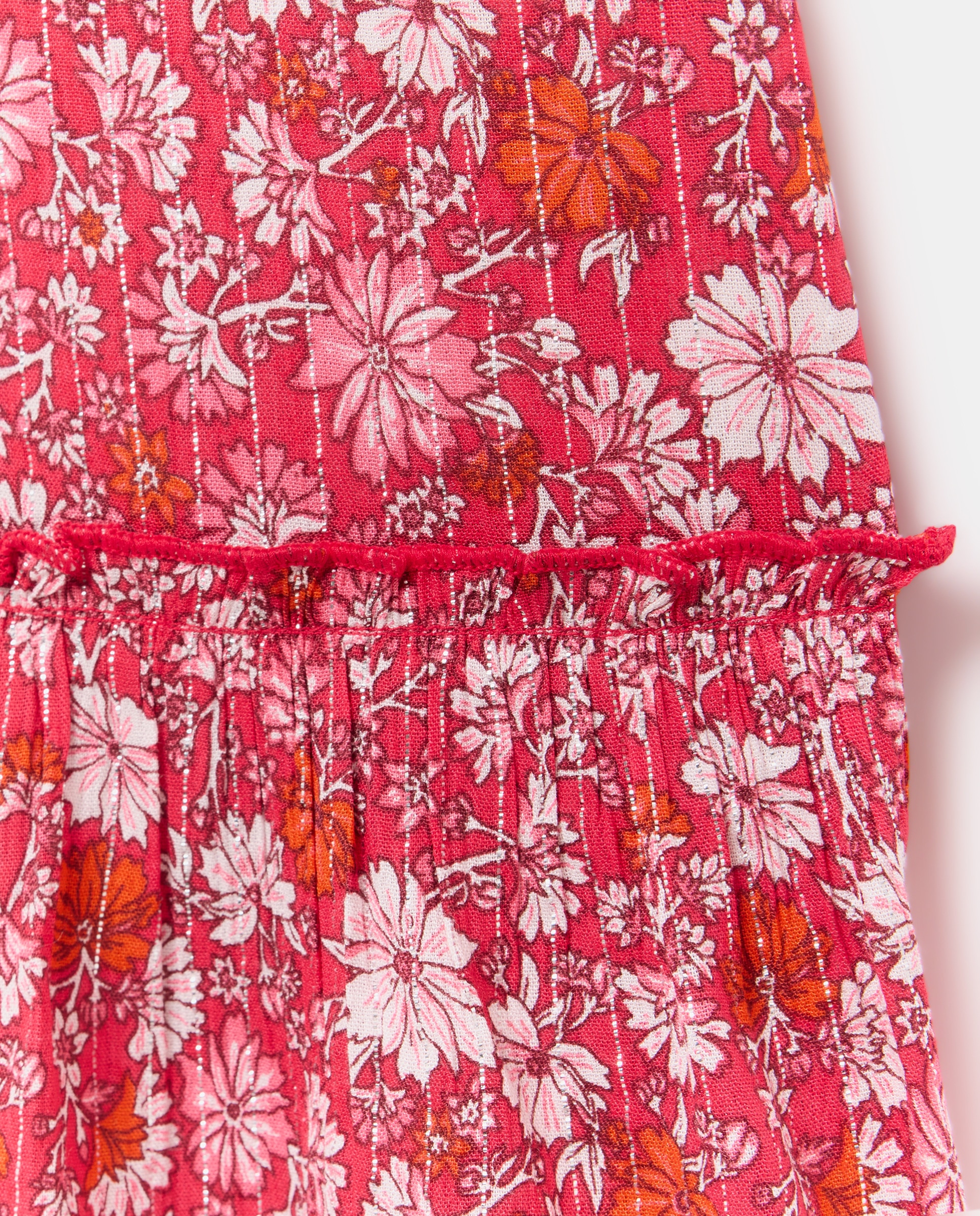 Vestido Estampado com Decote em V 600 Vermelho-5