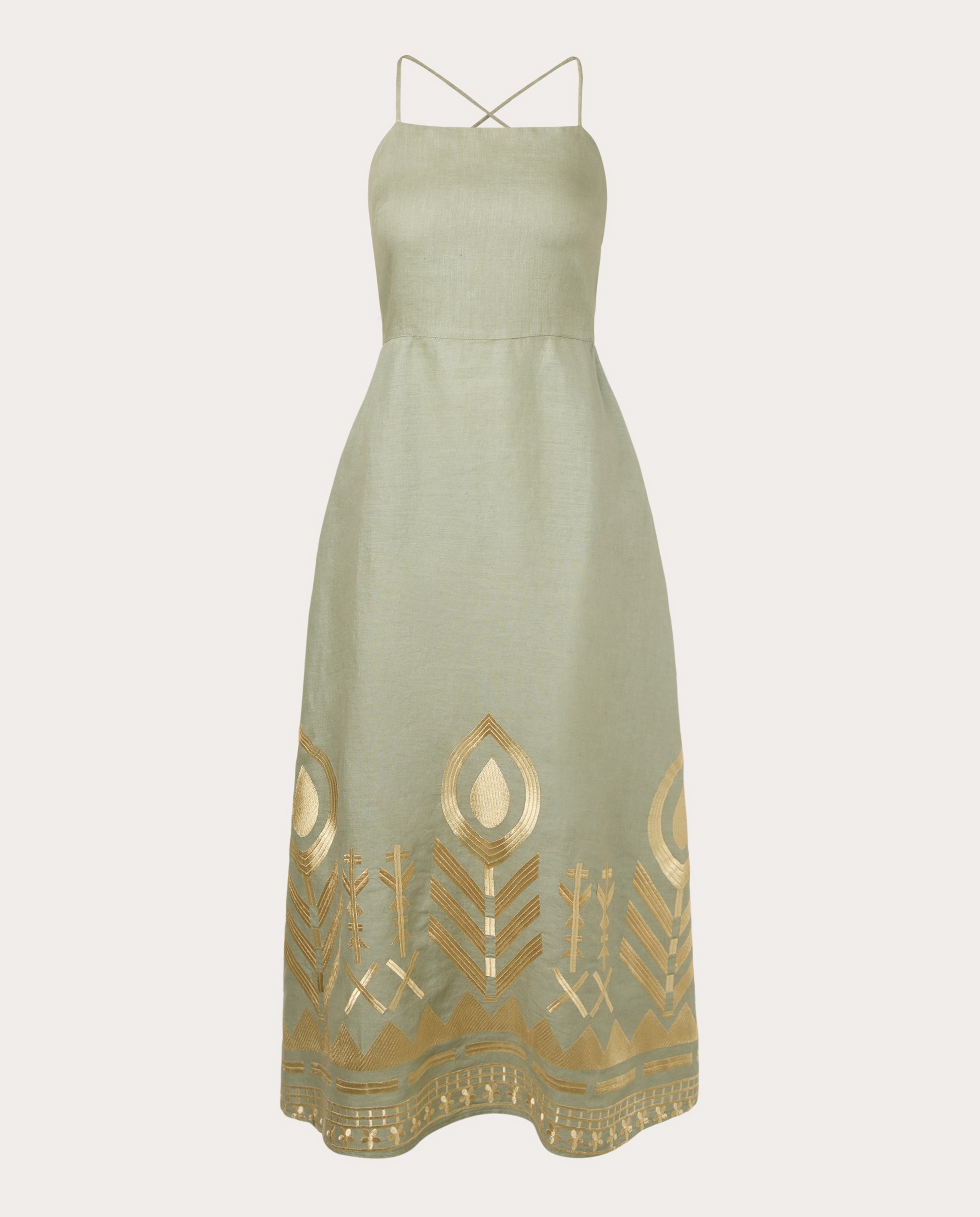 Imagem 0 de Vestido Comprido de Linho