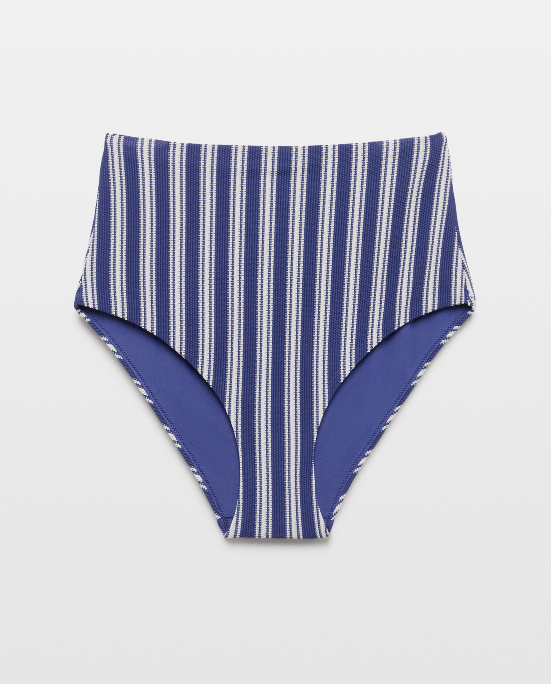 Tanga de cintura subida Azul-marinho-4