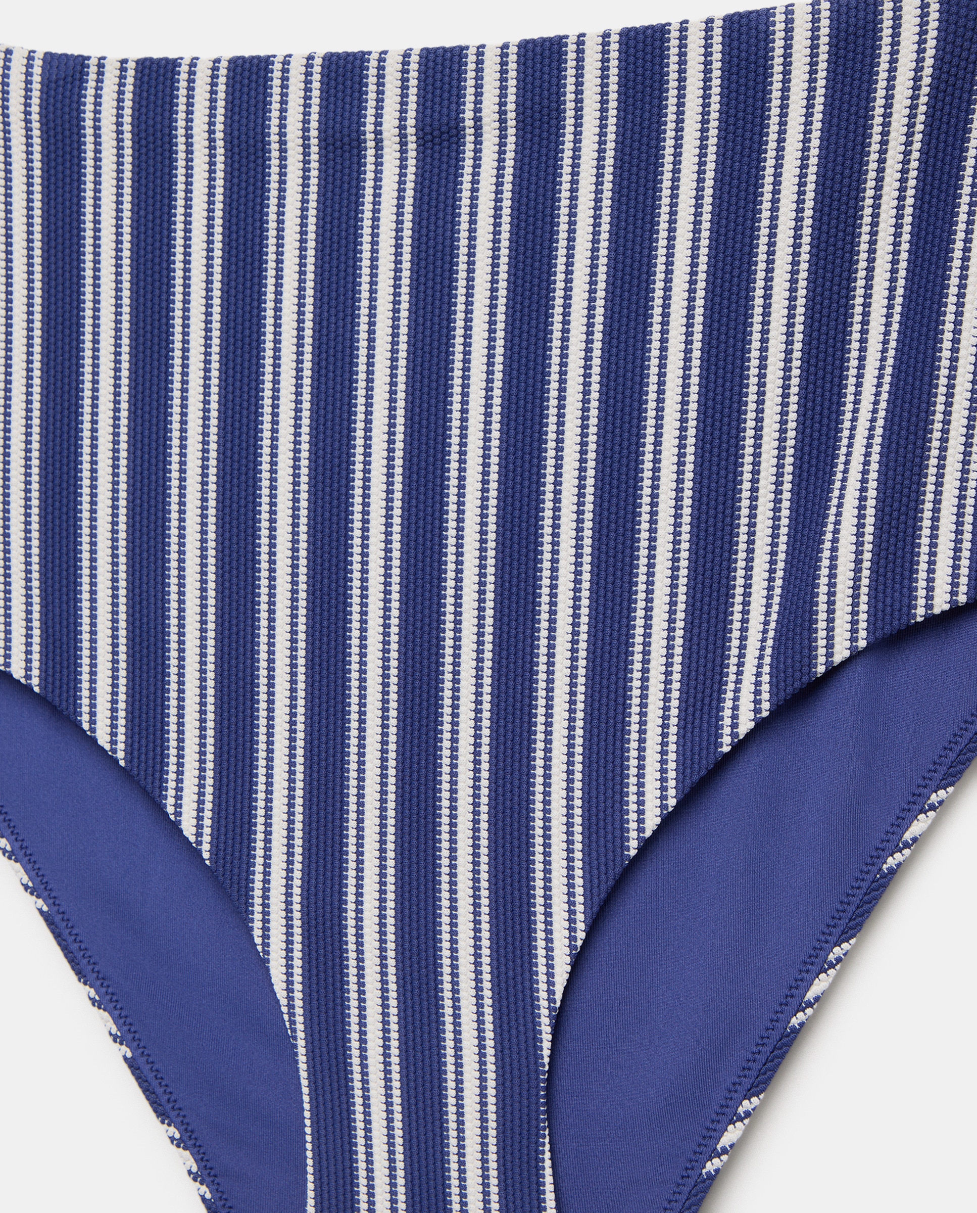 Tanga de cintura subida Azul-marinho-5