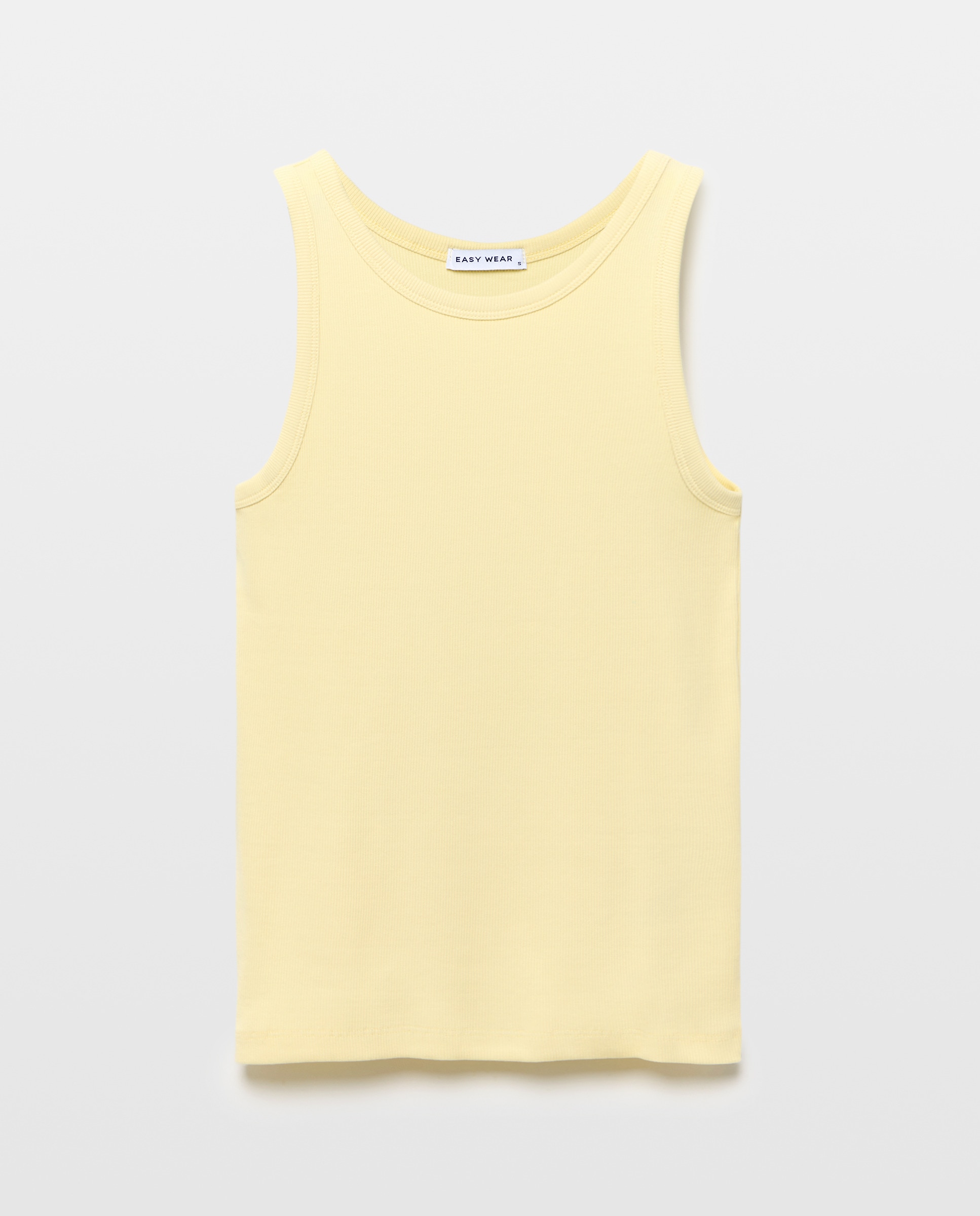 T-shirt Lisa sem Mangas 300 Amarelo-4