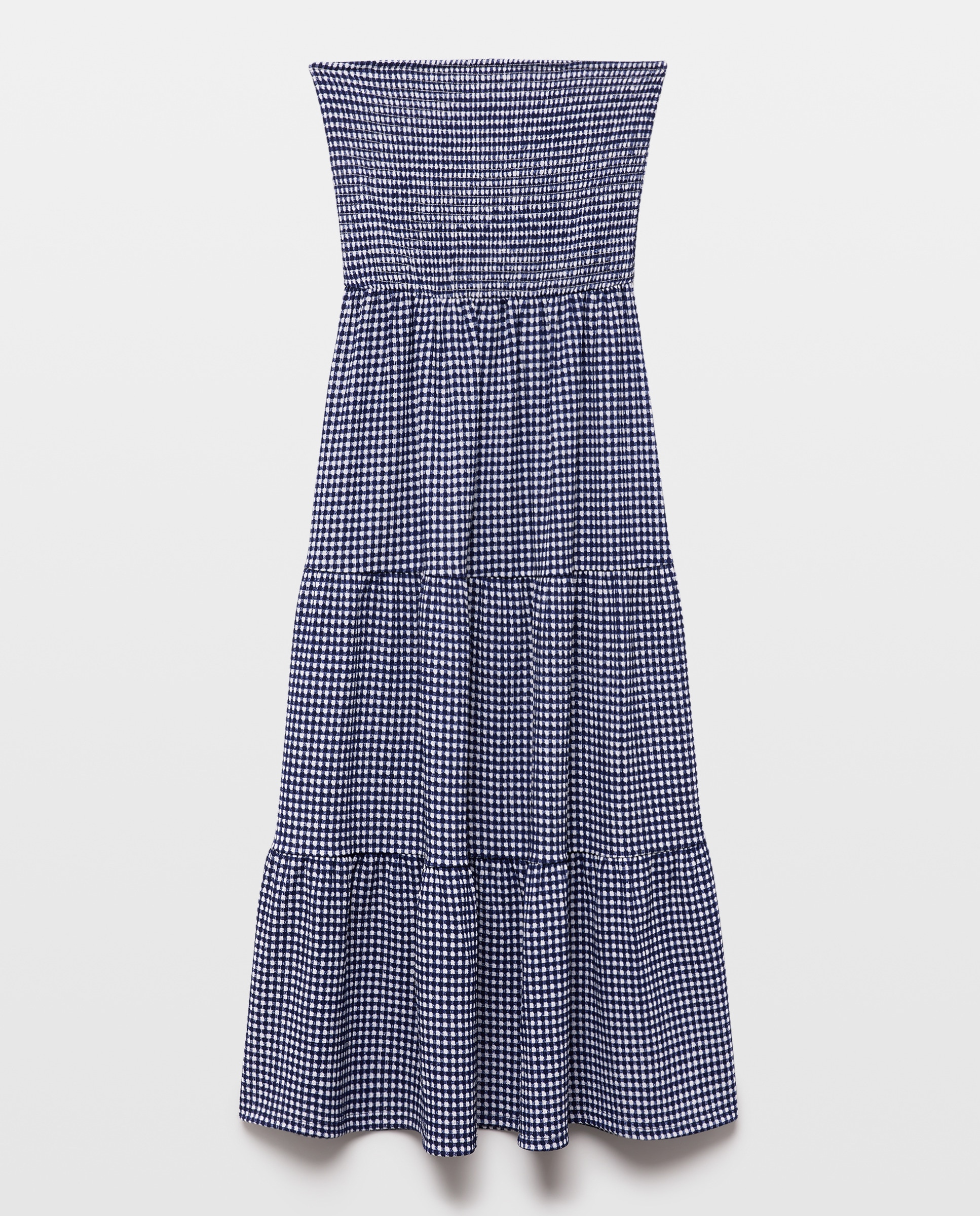 Vestido Midi com Decote Caicai Azul-4