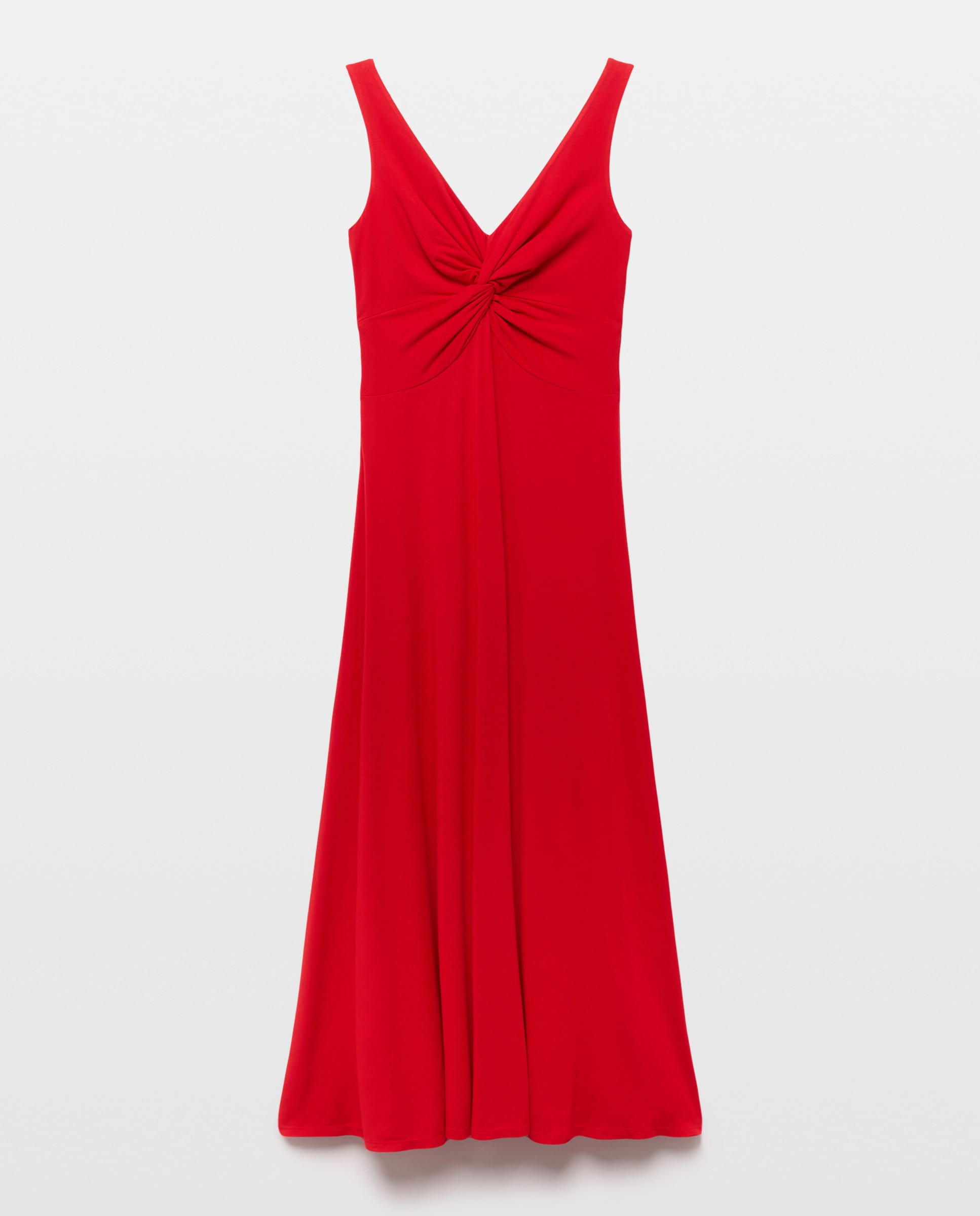 Vestido Midi de Alças 600 Vermelho-4