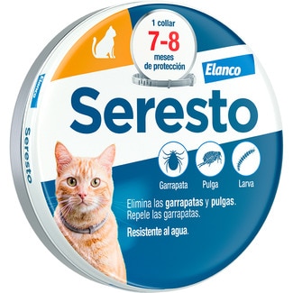 1,25 g + 0,56 g collar medicamentoso para gatos 1 unidad - Bayer Seresto