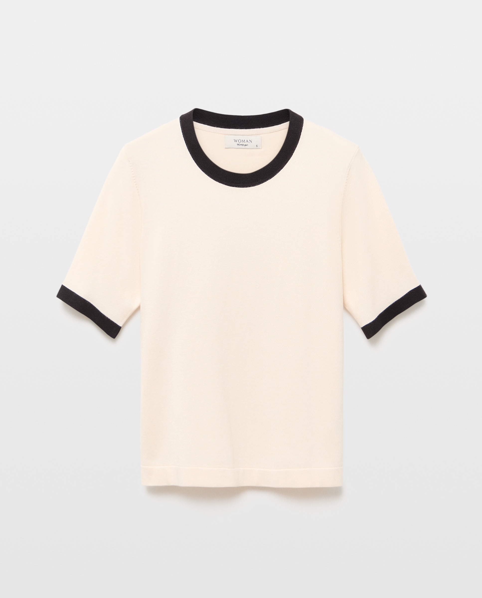 Twin Set Fitted Casaco e Camisola de Malha Lisos 120 Cru-6