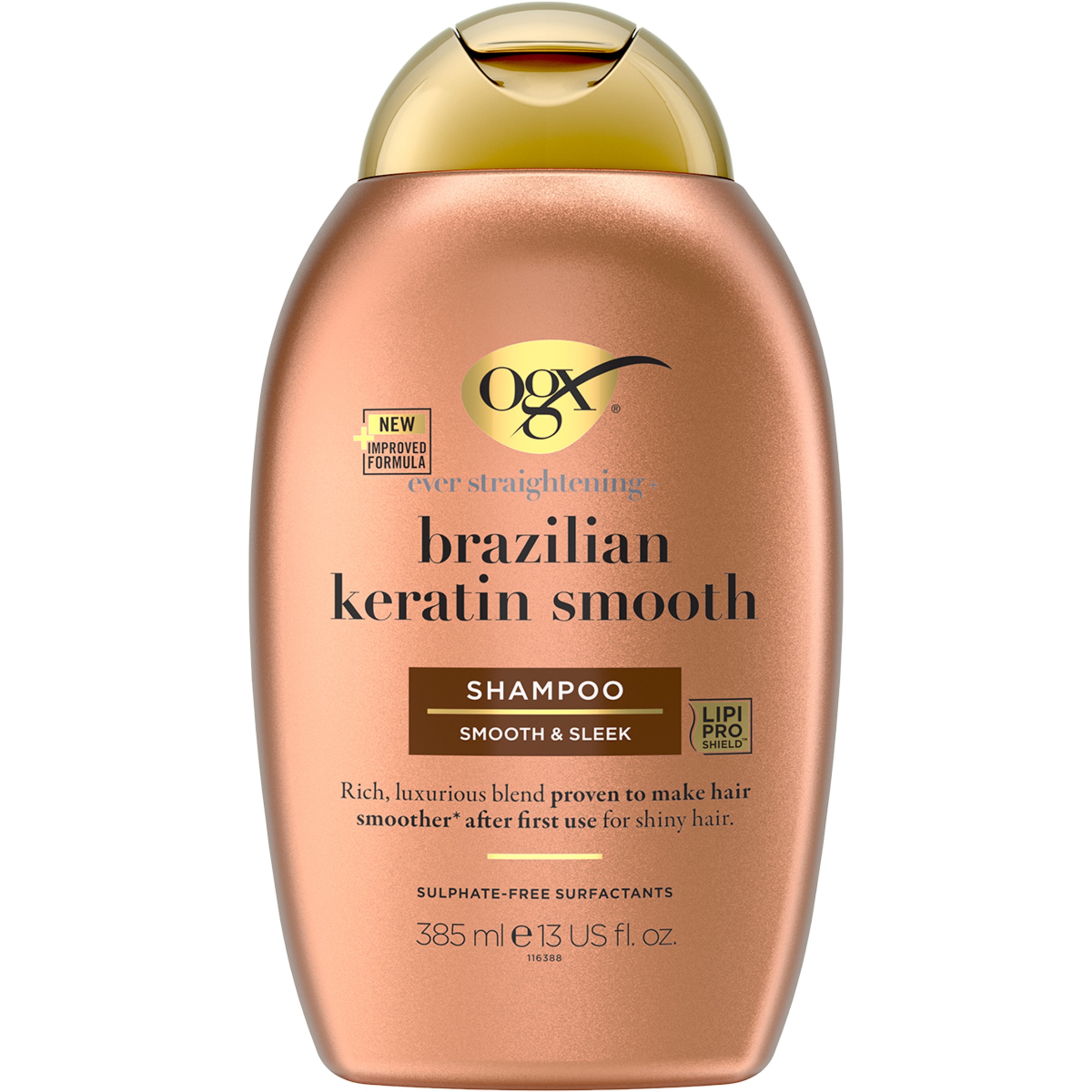 champú alisador Brazilian Keratin Smooth frasco 385 ml