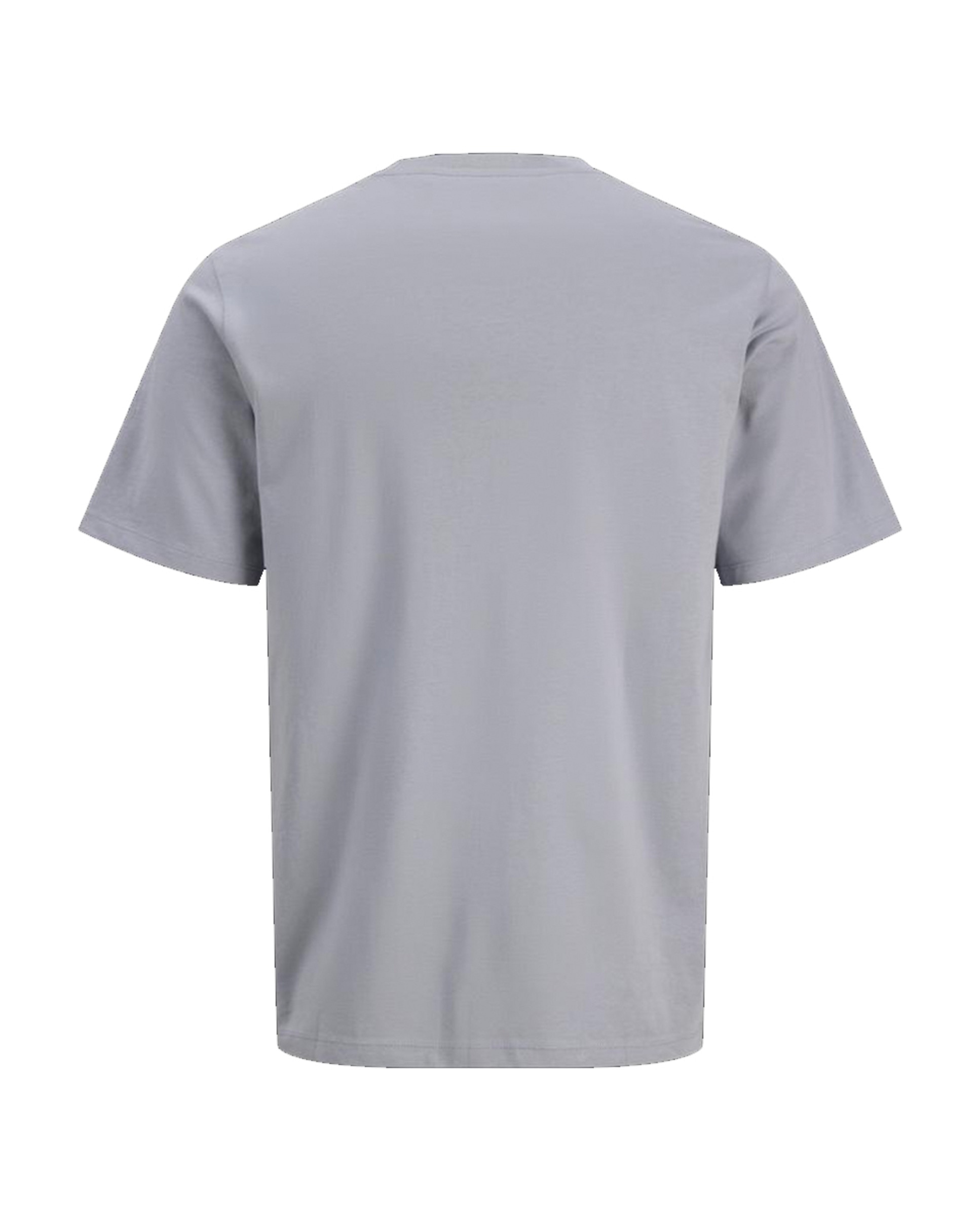 T-shirt de Manga Curta com Estampado Lateral Cinzento-7