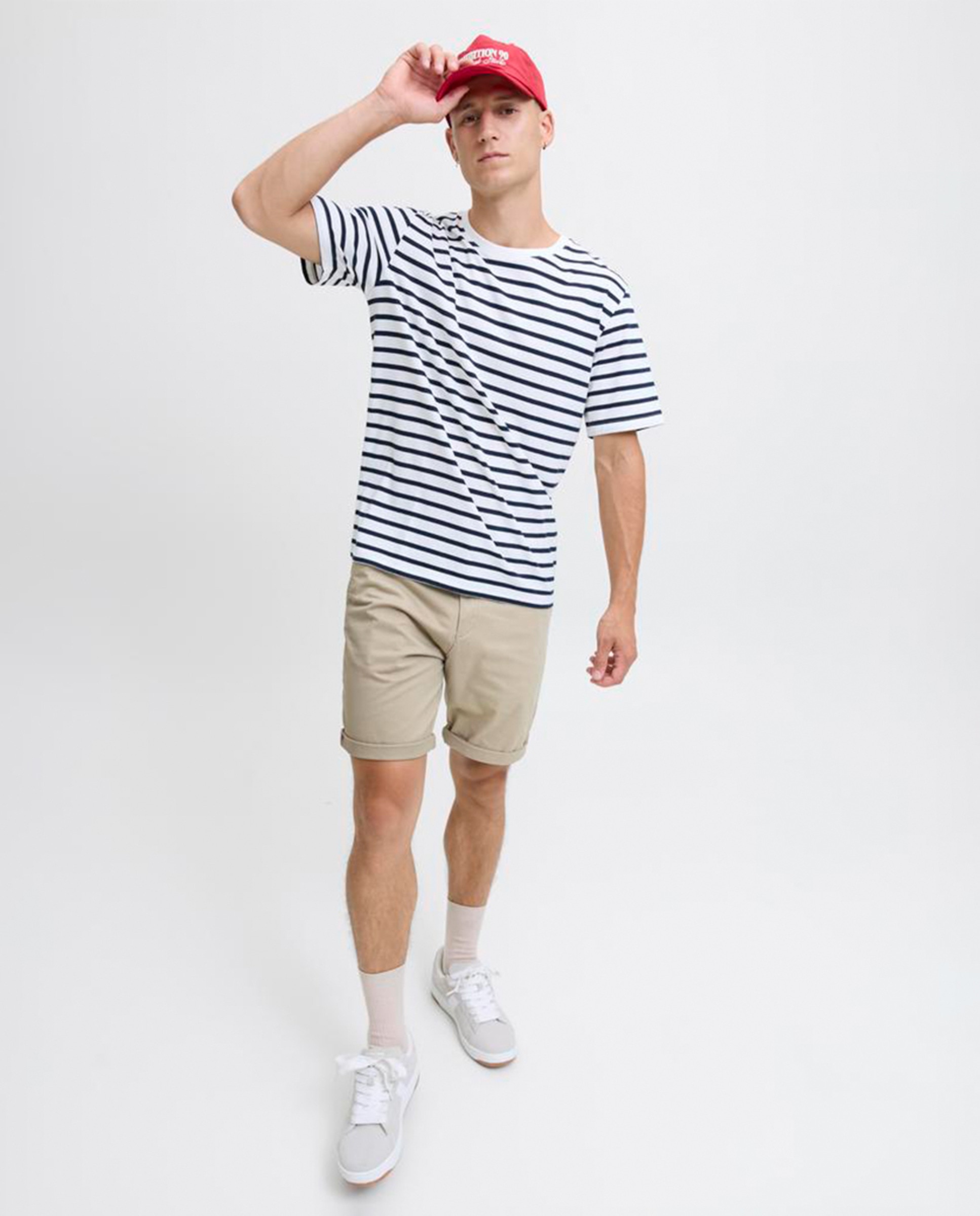 Bermudas chino verdes Bege-9