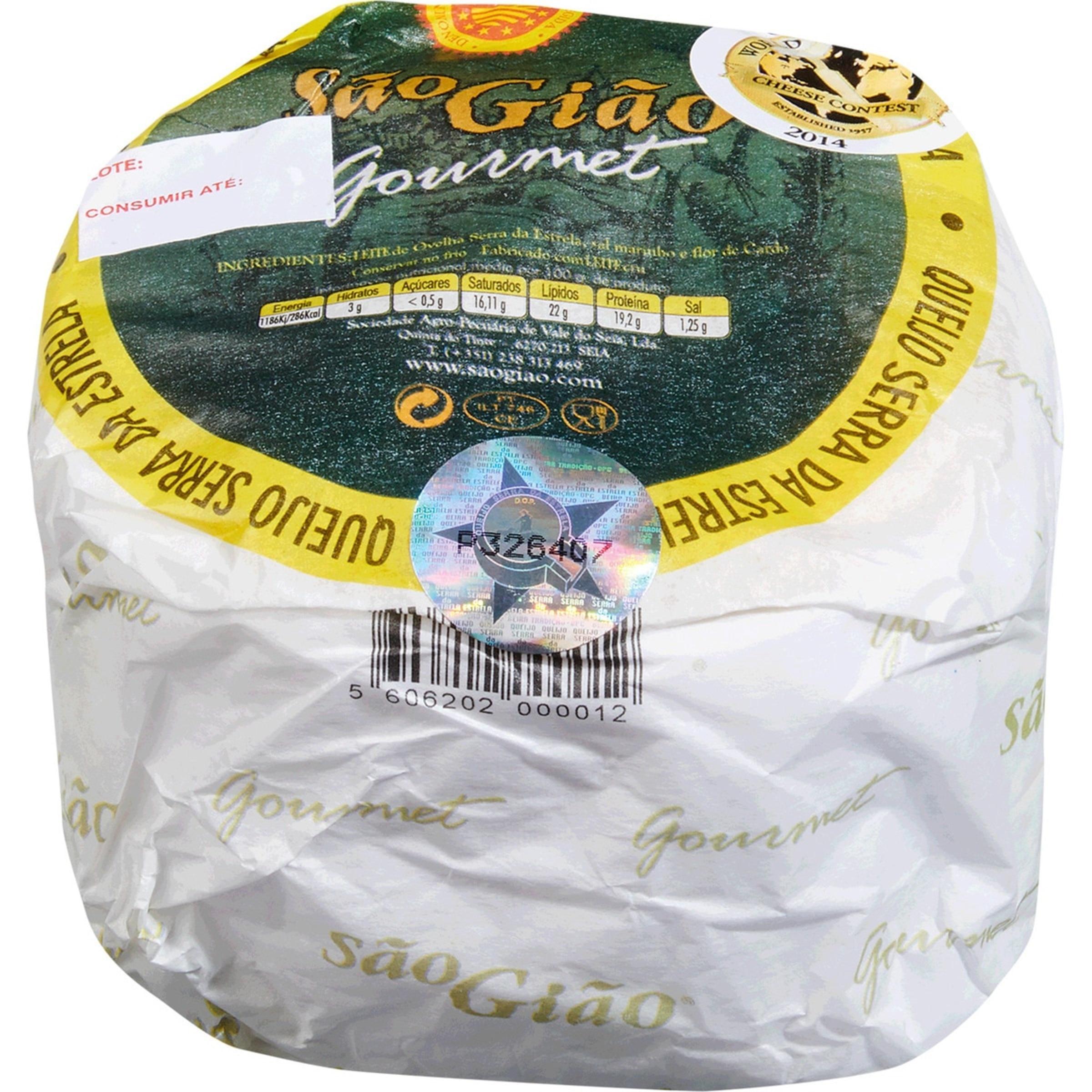 Queijo Serra da Estrela Mini DOP Gourmet unidade 500 g