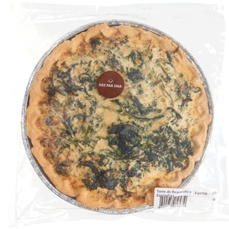 Tarte de Requeijão com Espinafres até 4 pessoas embalagem 650 g - Dez Prá Uma