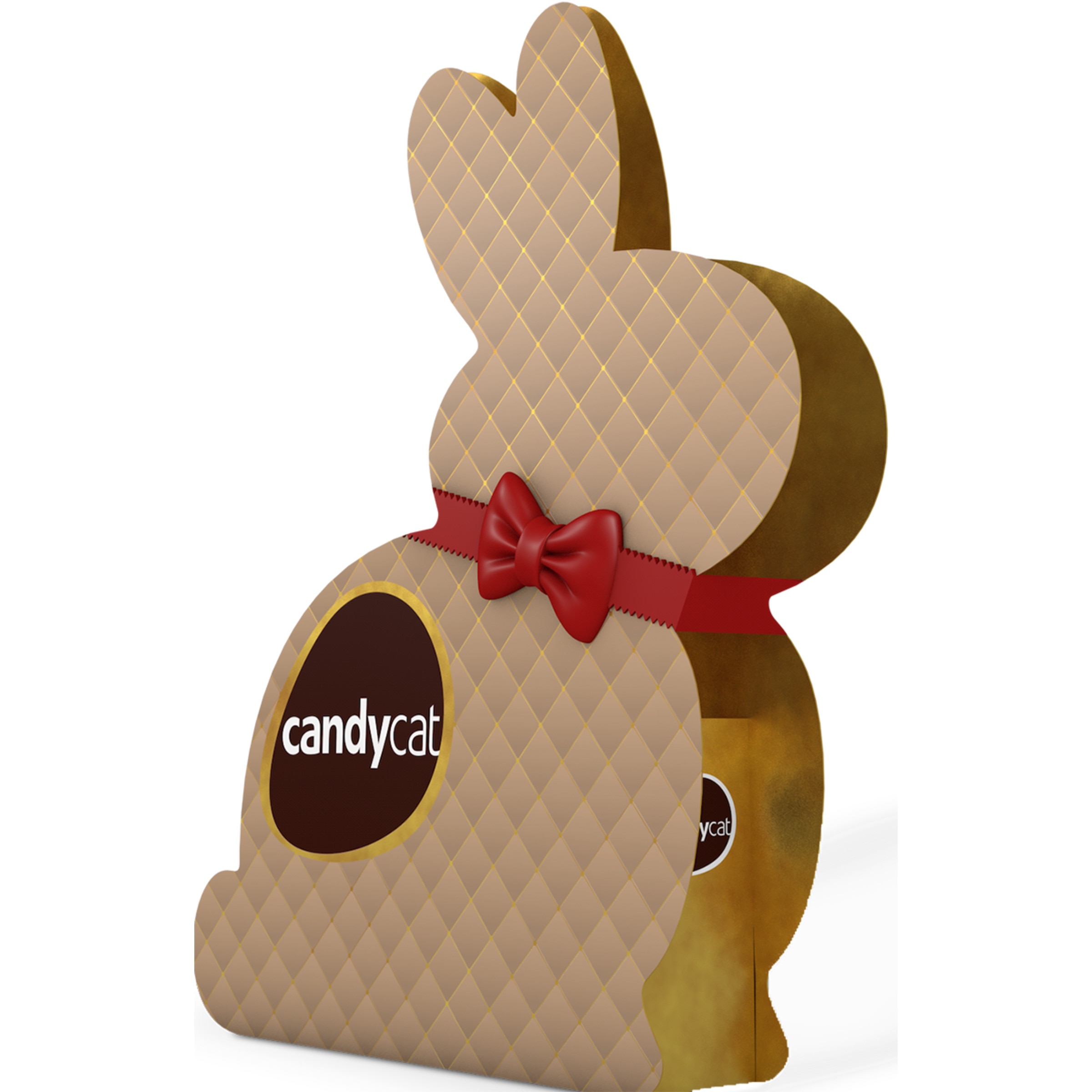 Coelho de Chocolate Ouro com Ovinhos embalagem 125 g