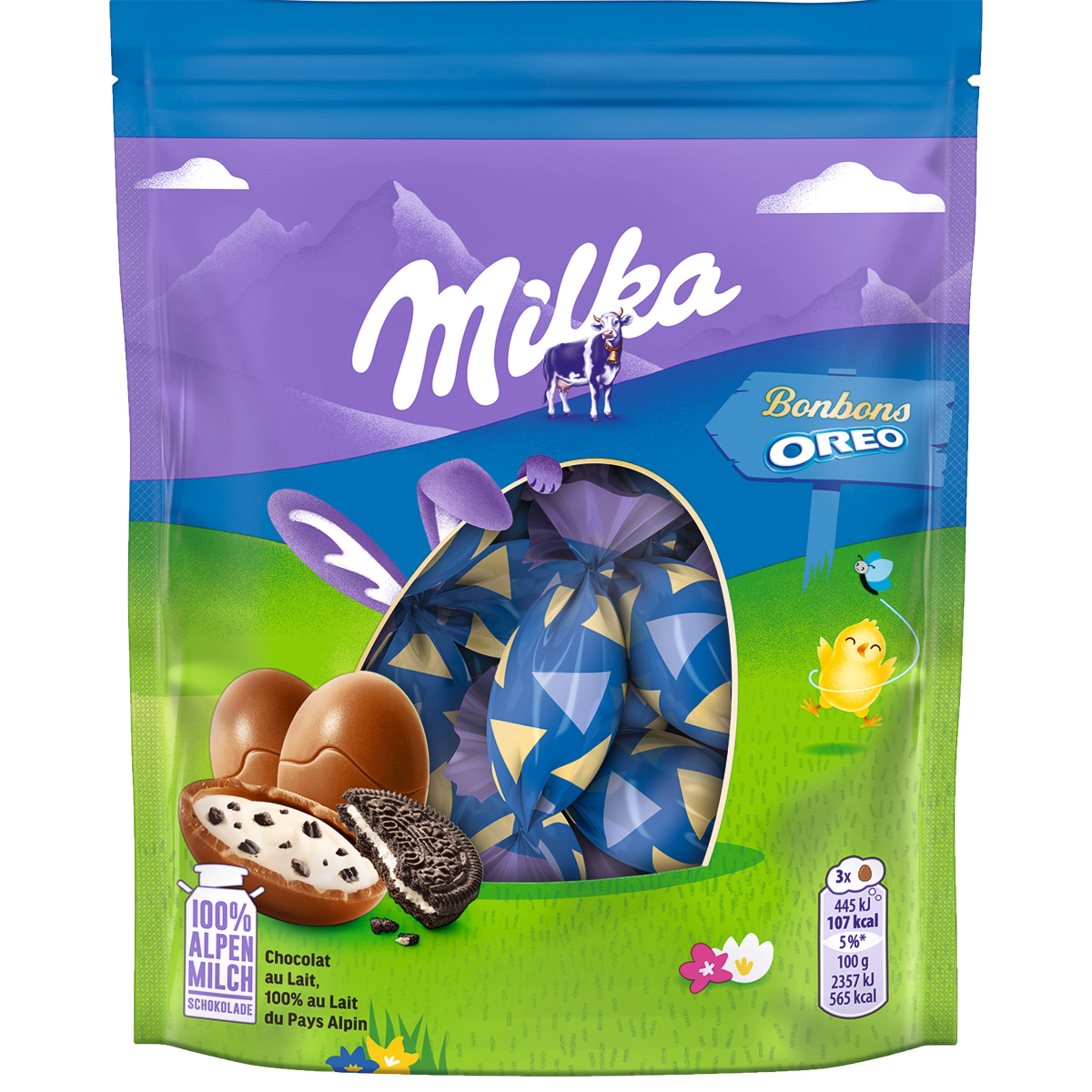 Ovos de Chocolate Oreo embalagem 86 g