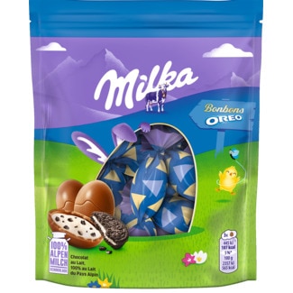 Ovos de Chocolate Oreo embalagem 86 g - Milka