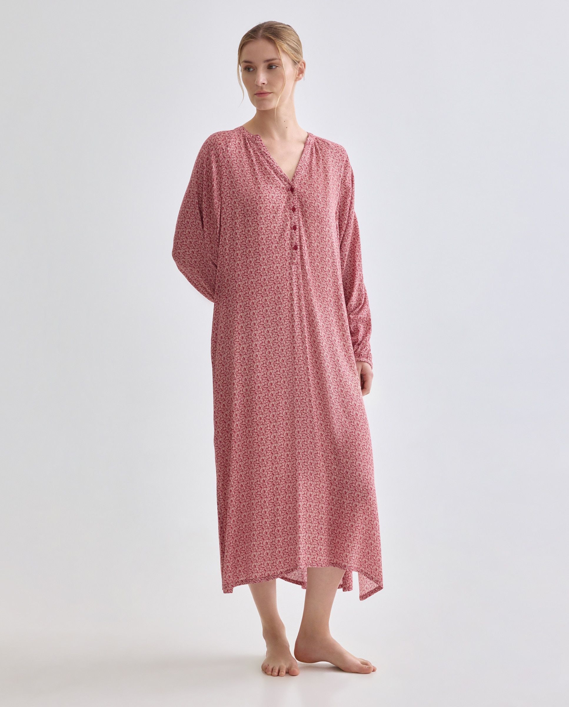 Imagen 0 de Caftán mujer largo estampado