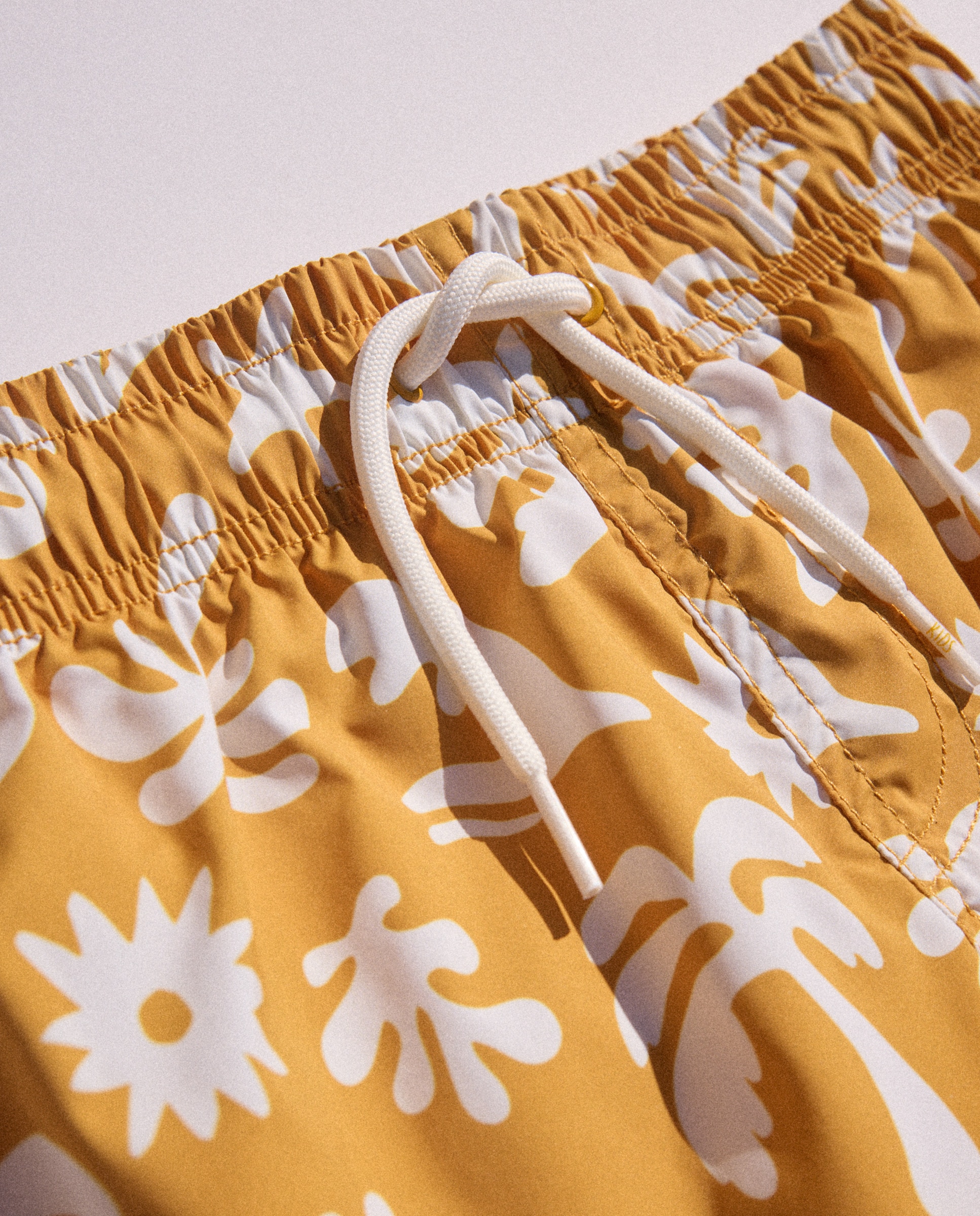 Calções de Banho de Algodão Bordado Kids El Corte Inglés Amarelo-4