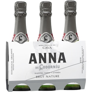 cava brut nature ecológico pack 3 benjamines 20 cl - Anna Codorniu