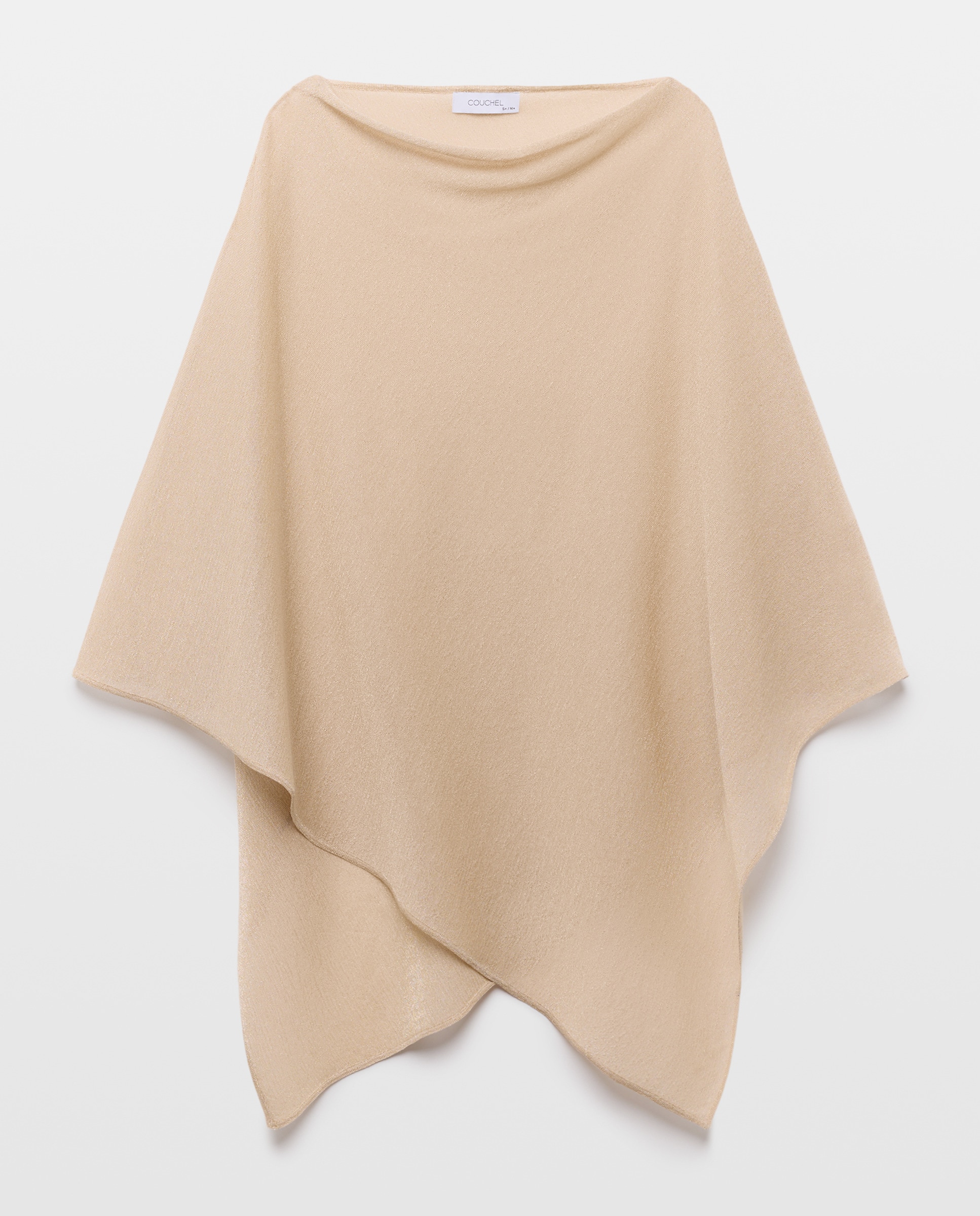 Imagem 0 de Poncho de Tricot de Fio Metalizado