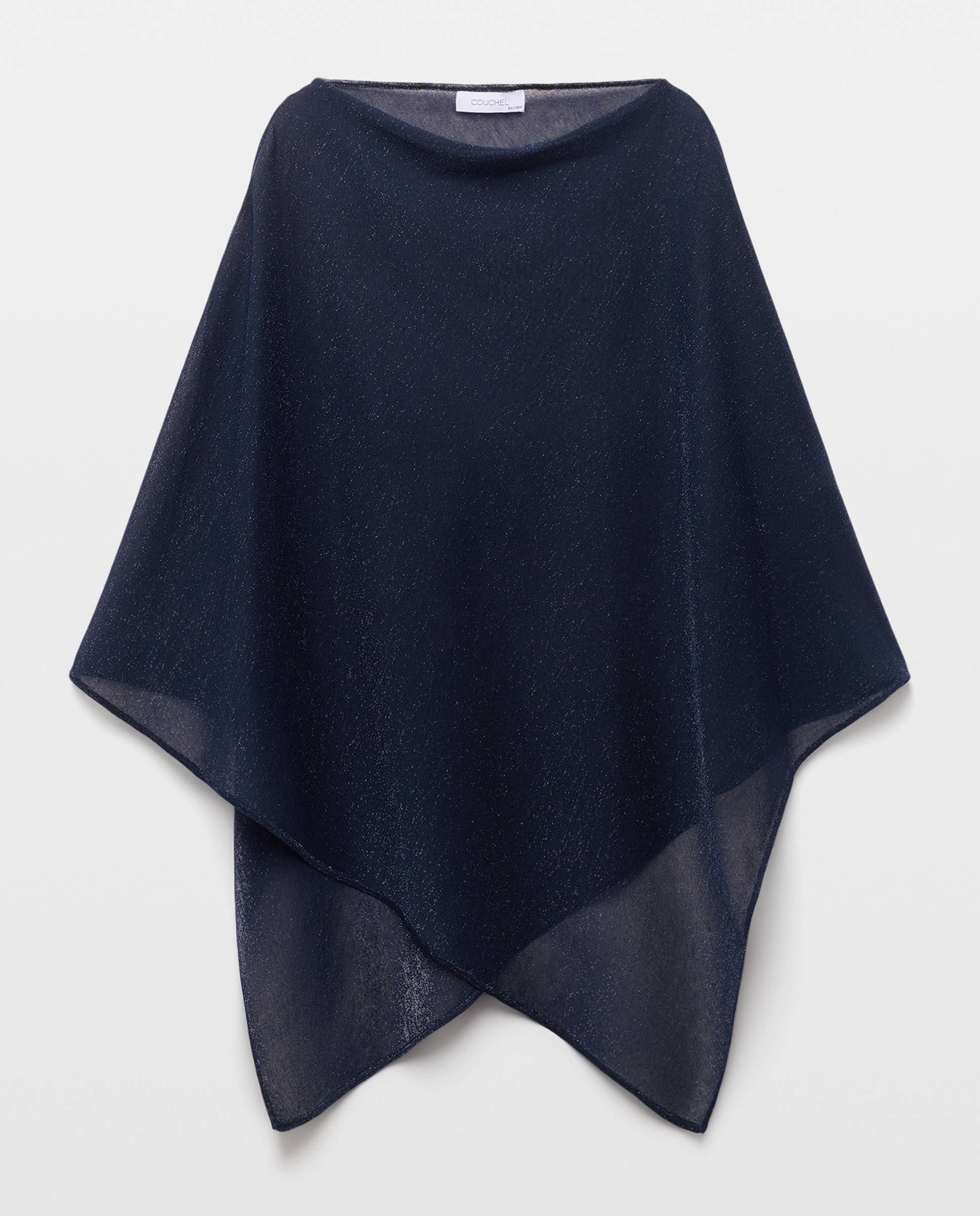 Imagem 0 de Poncho de Tricot de Fio Metalizado