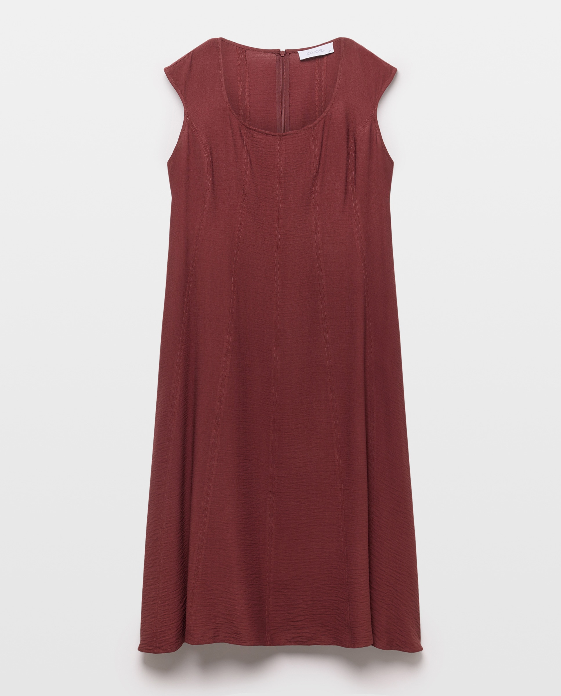 Imagem 0 de Vestido Midi sem Mangas com Roda