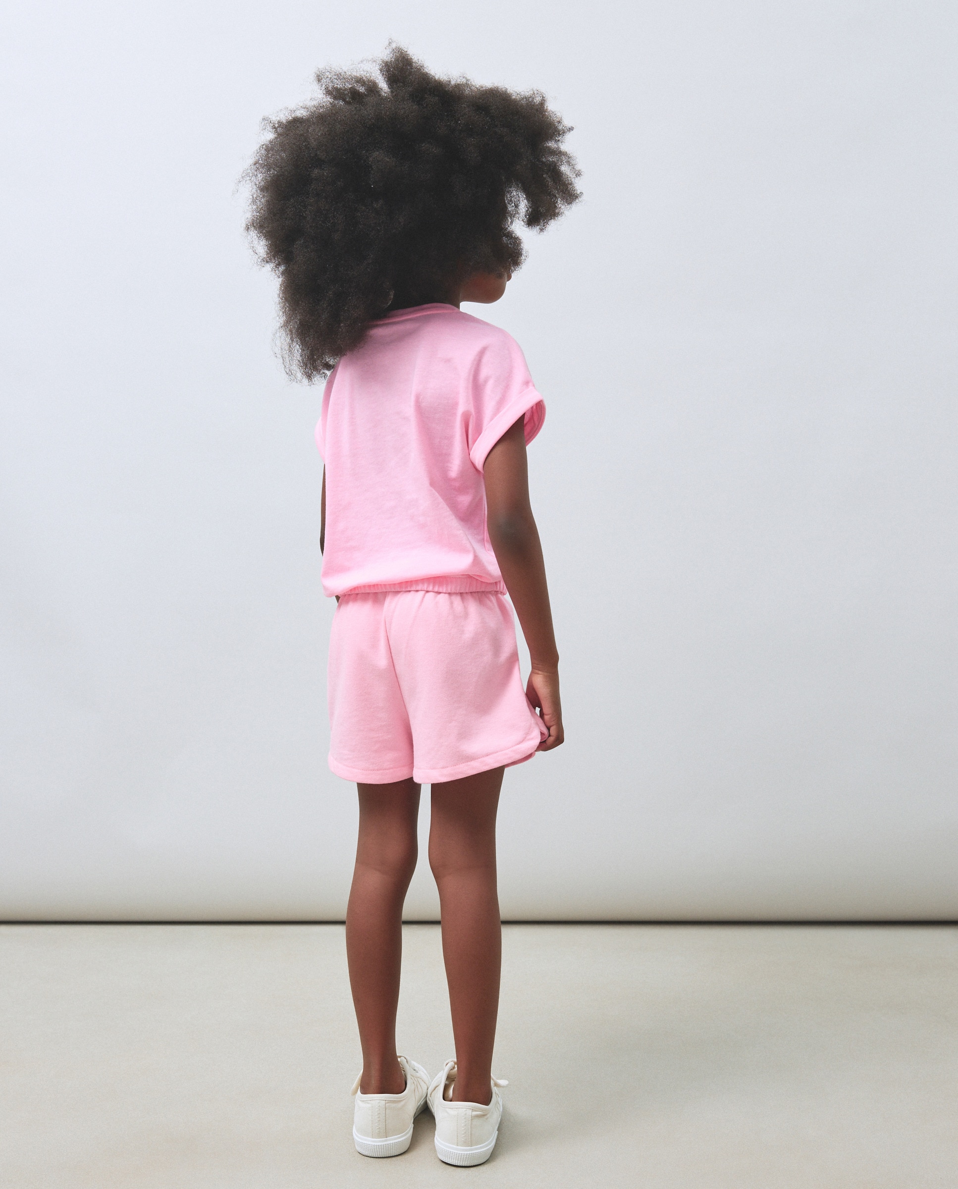 T-shirt de Alças com Elástico na Parte Inferior e Fantasia Kids El Corte Inglés Rosa-3