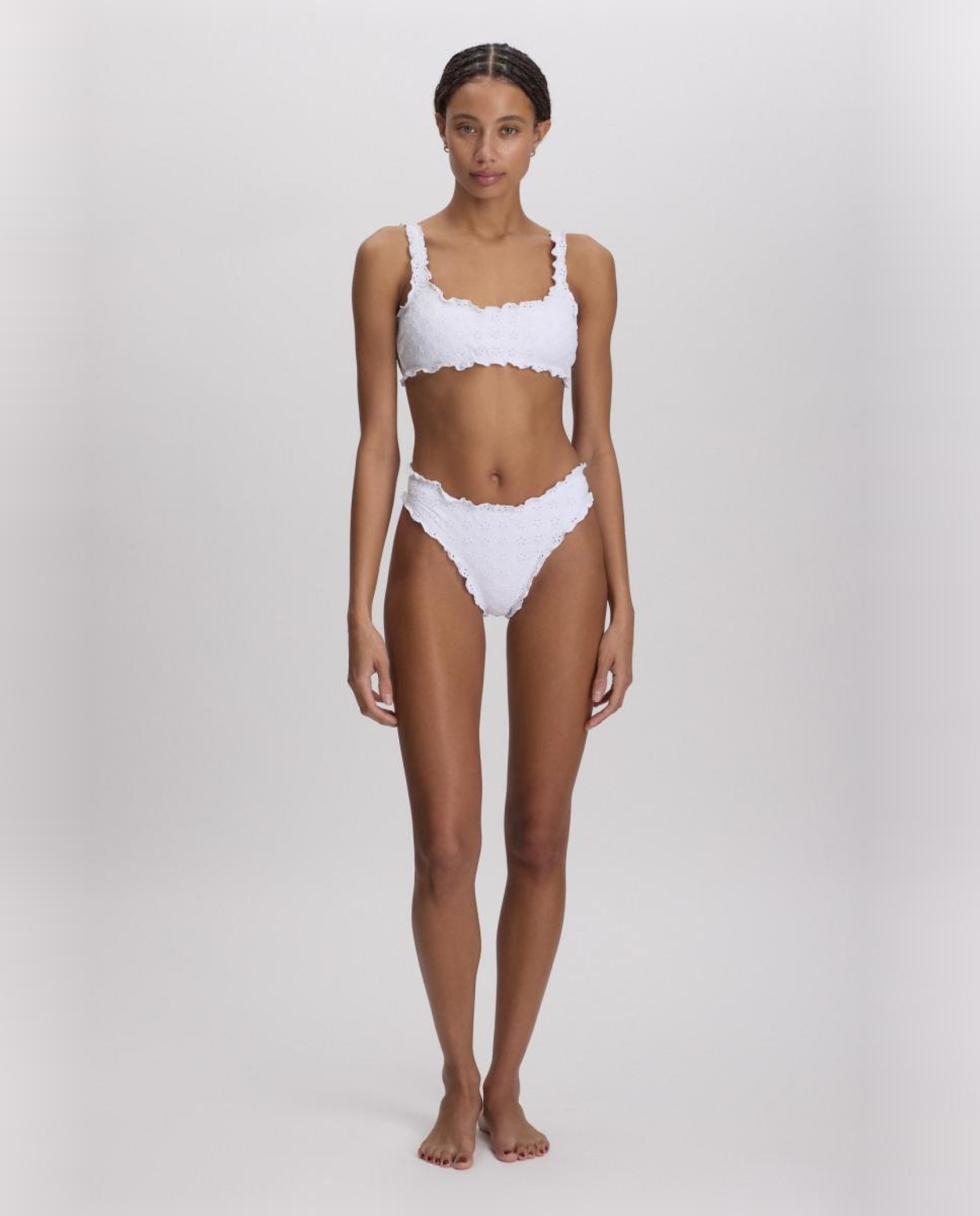 Cueca de Biquíni Branco-3