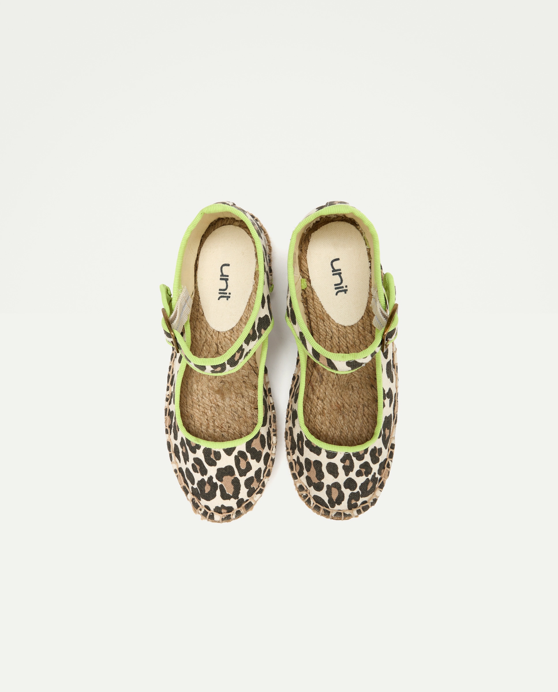 Merceditas niña de yute estampada Beige-4