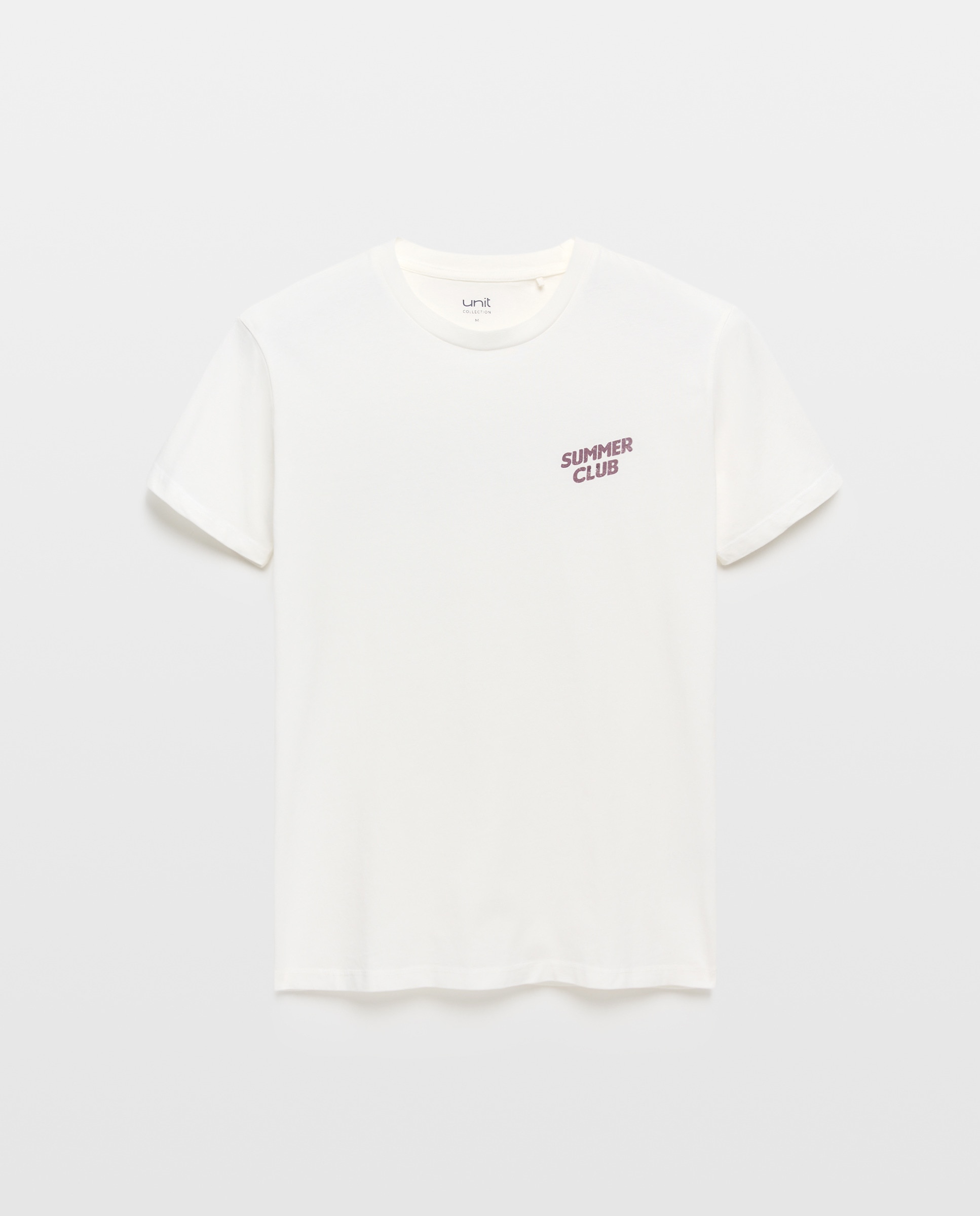 Camiseta de hombre manga corta Summer club Blanco-4