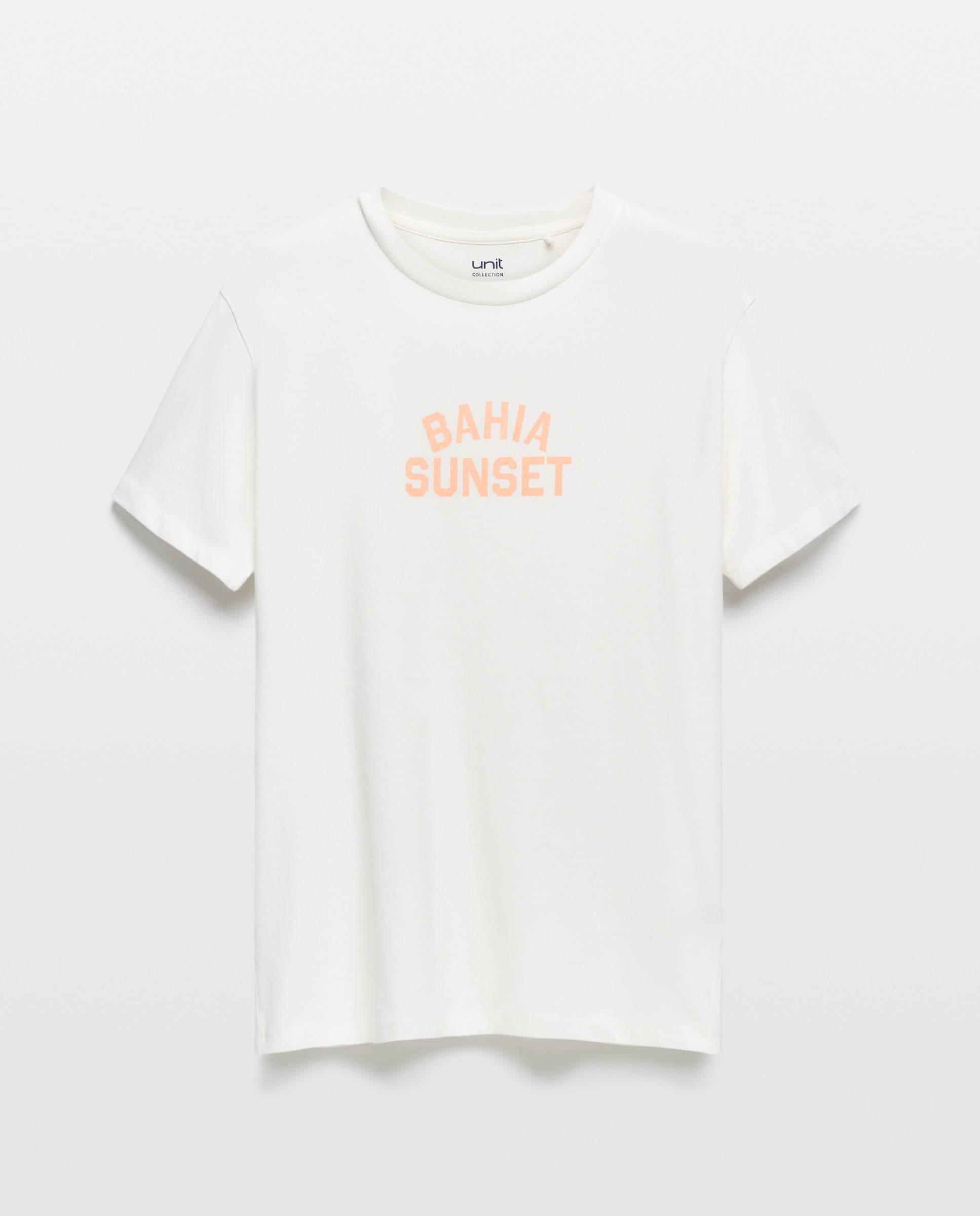 Camiseta de hombre manga corta Bahia sunset Blanco-4