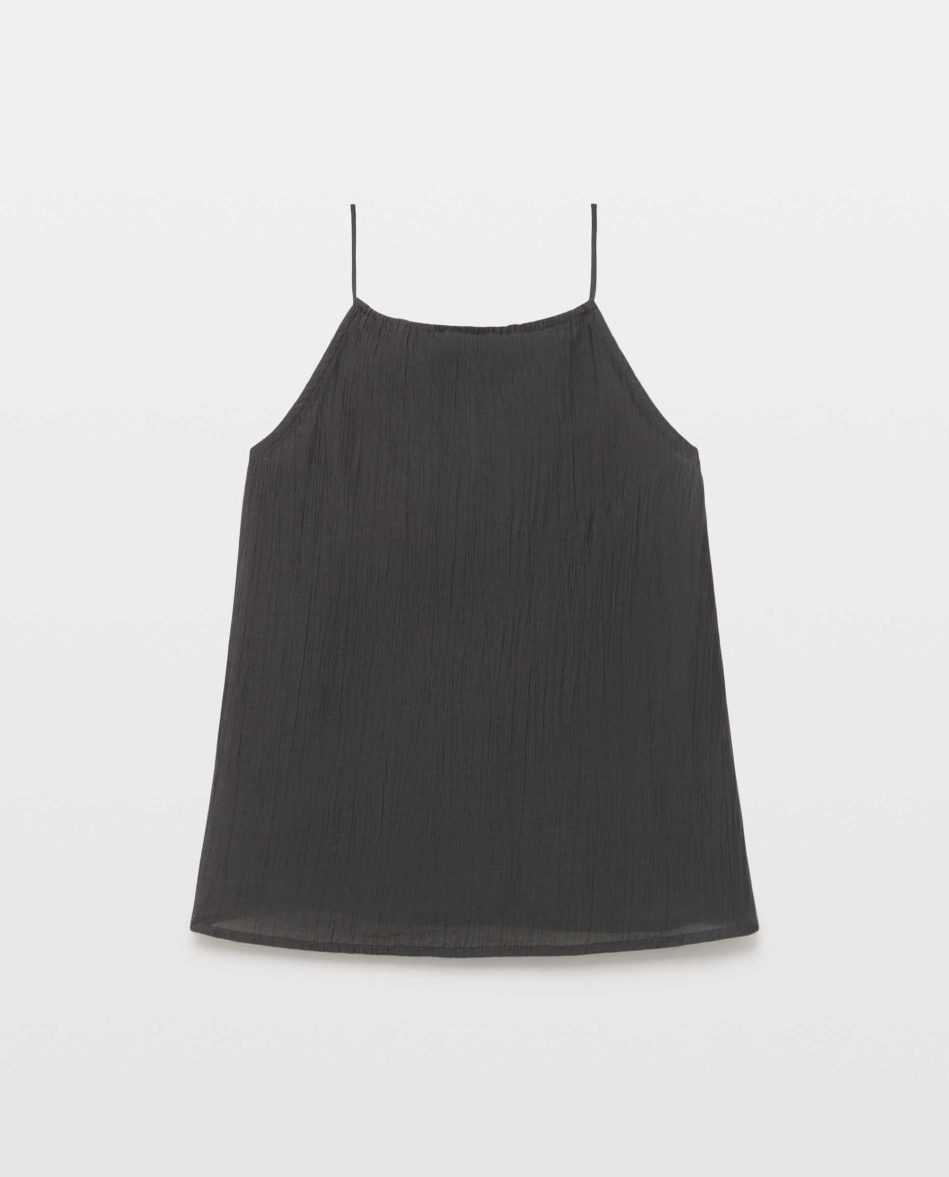 Top Halter em Tencel Chumbo-5