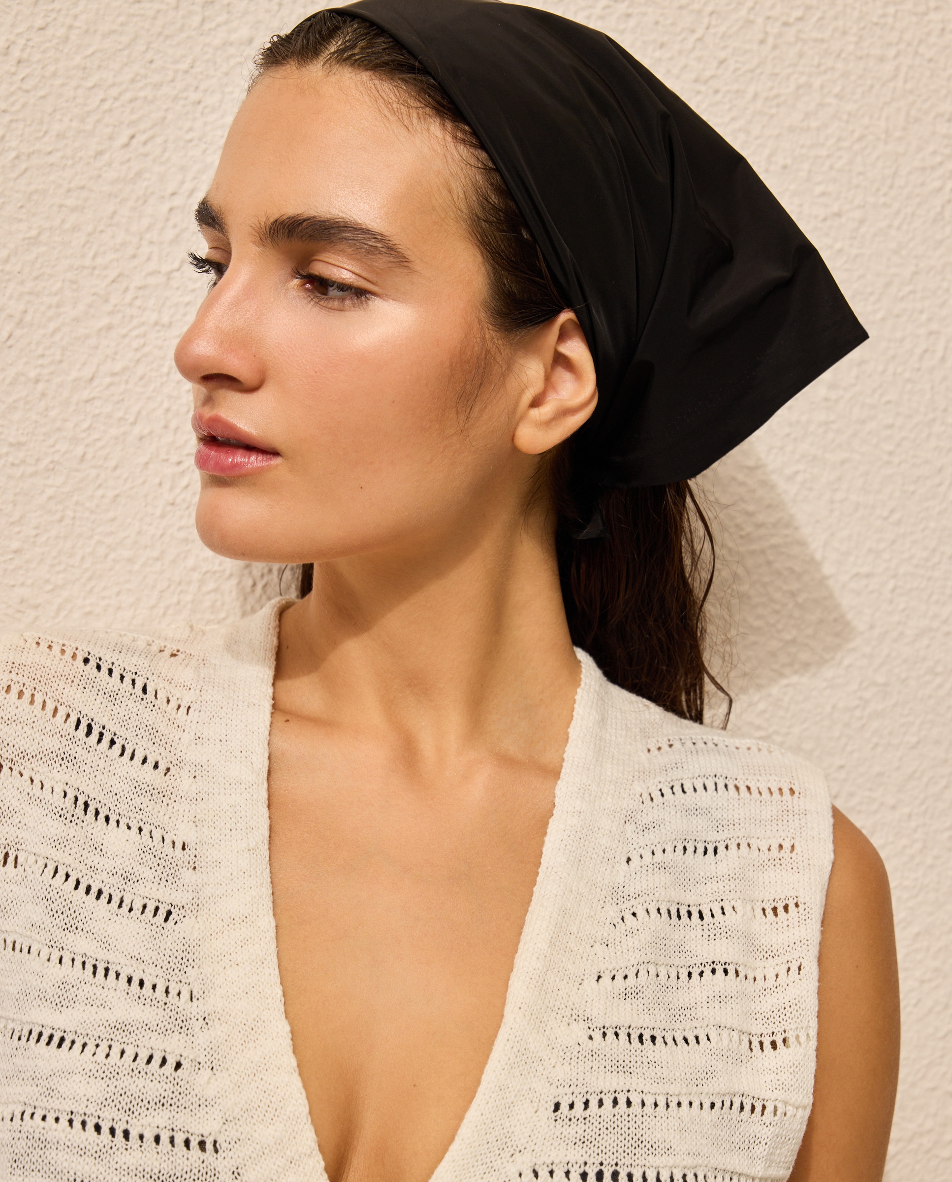 Vestido de Crochet com Botões 120 Cru-2